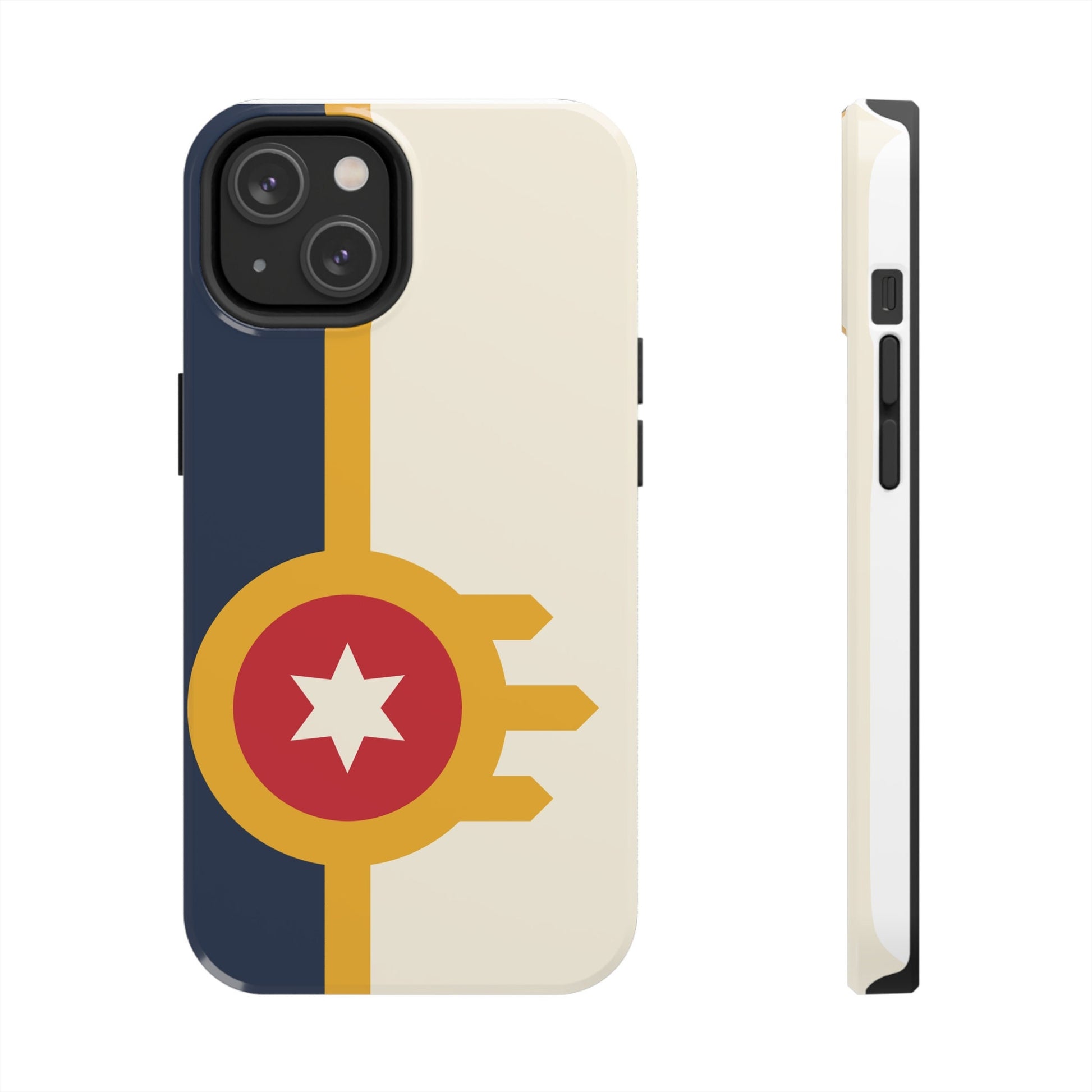 Tulsa, Oklahoma Flag Tough Phone Cases