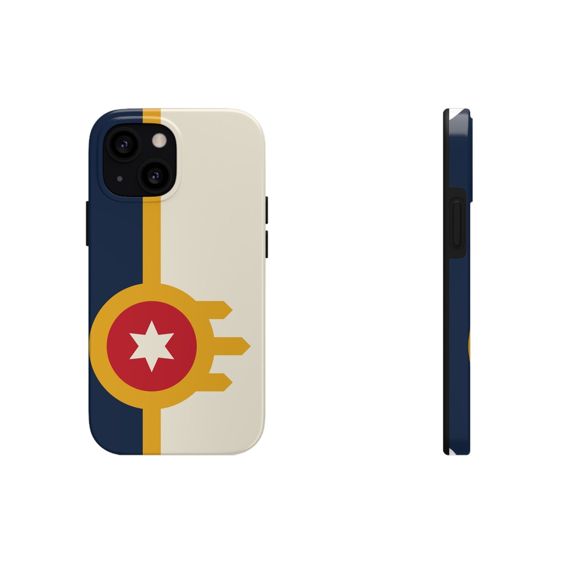 Tulsa, Oklahoma Flag Tough Phone Cases