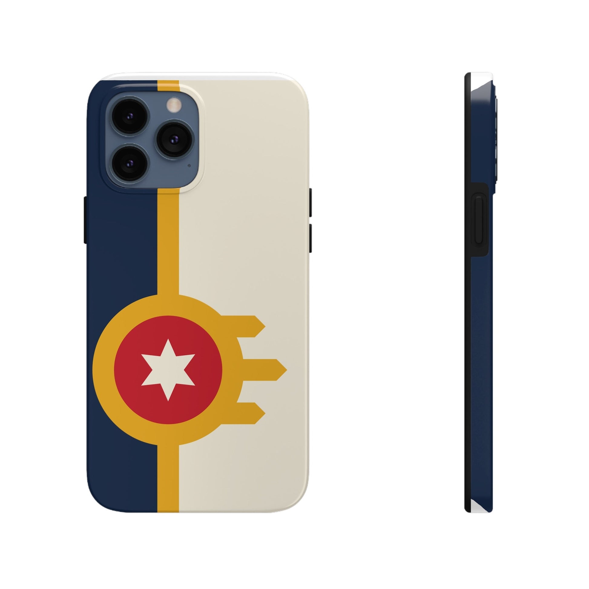 Tulsa, Oklahoma Flag Tough Phone Cases