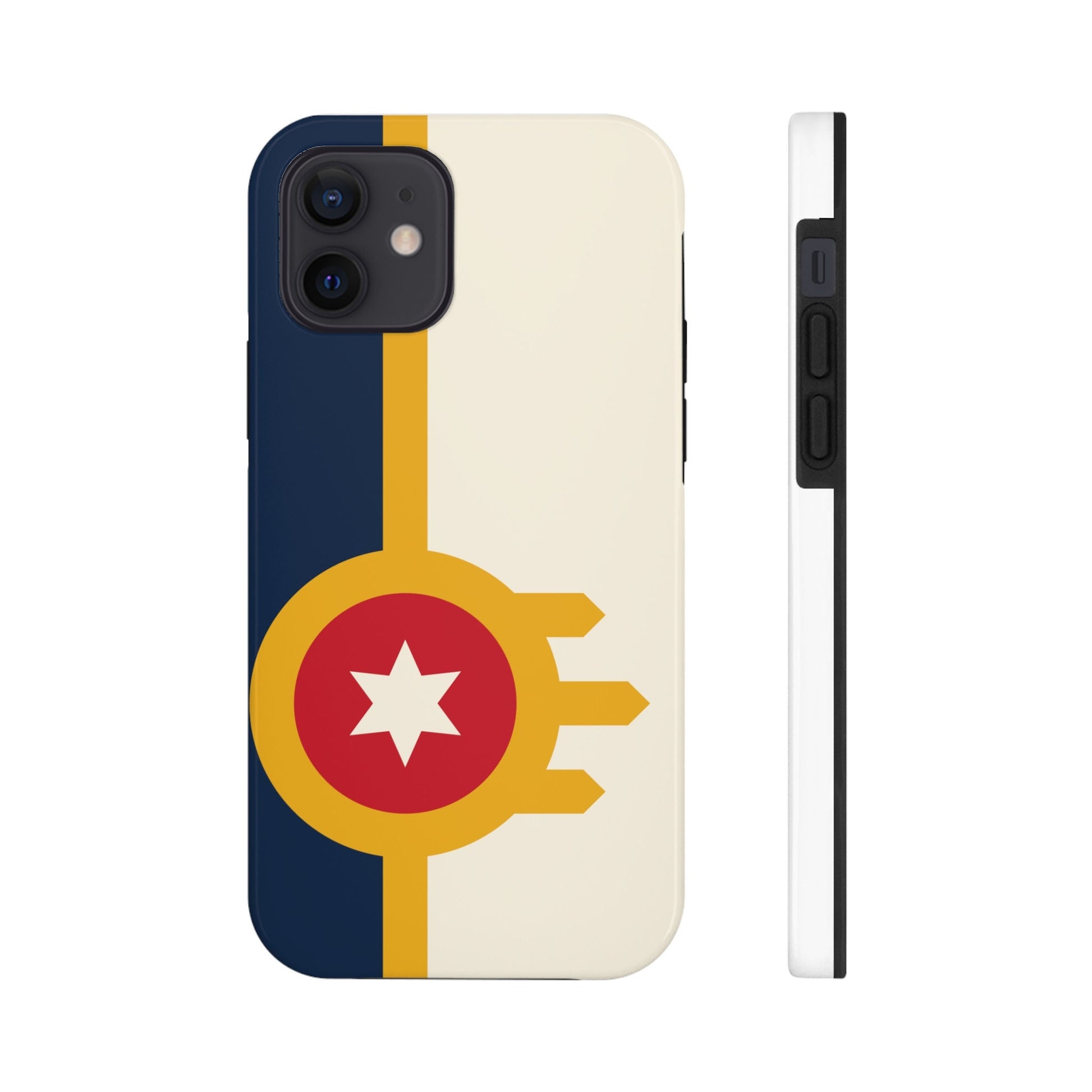 Tulsa, Oklahoma Flag Tough Phone Cases