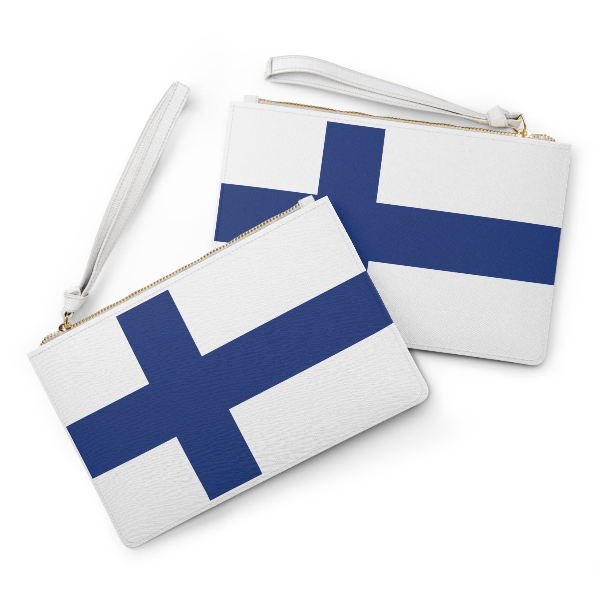 Finland Flag Clutch Bag