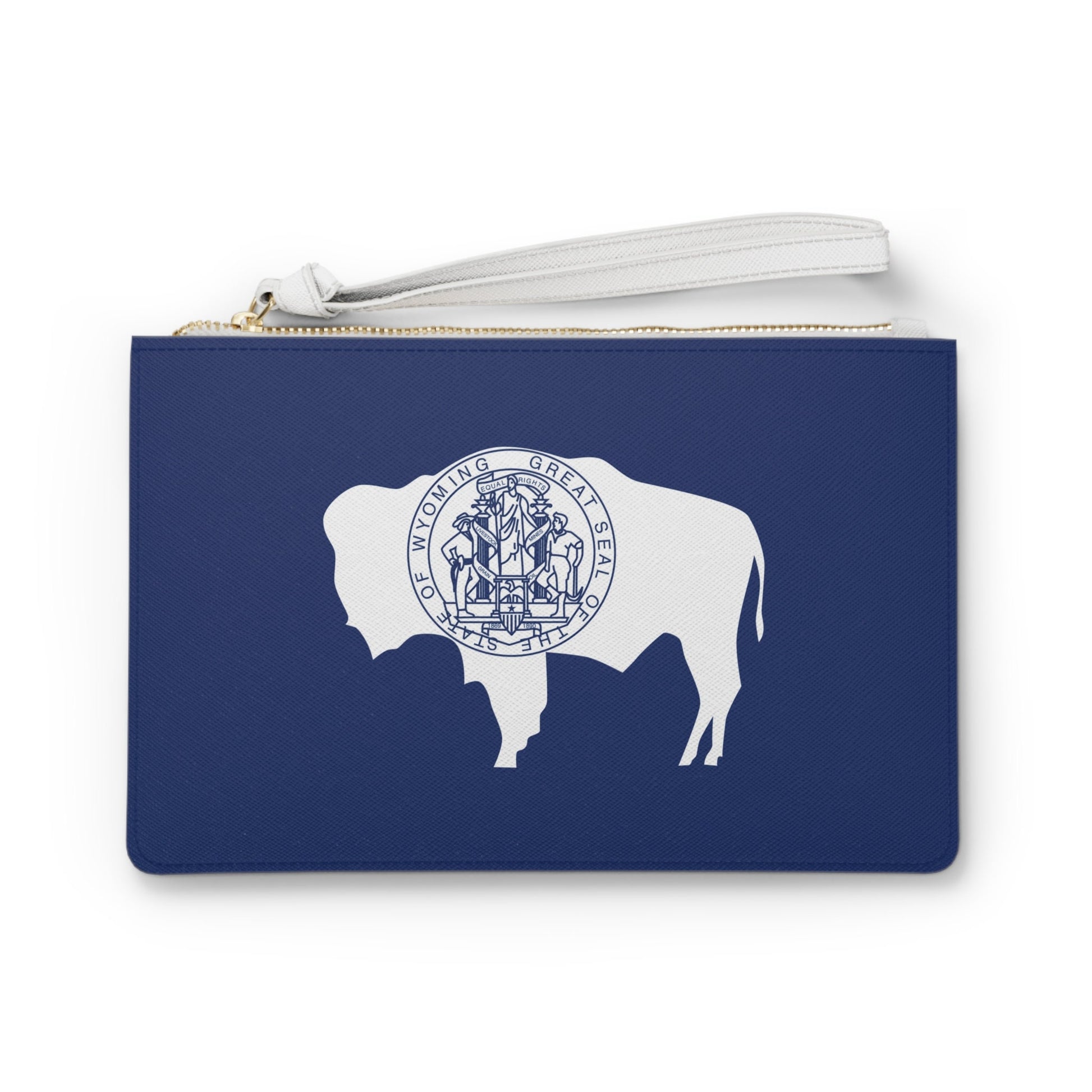 Wyoming Flag Clutch Bag