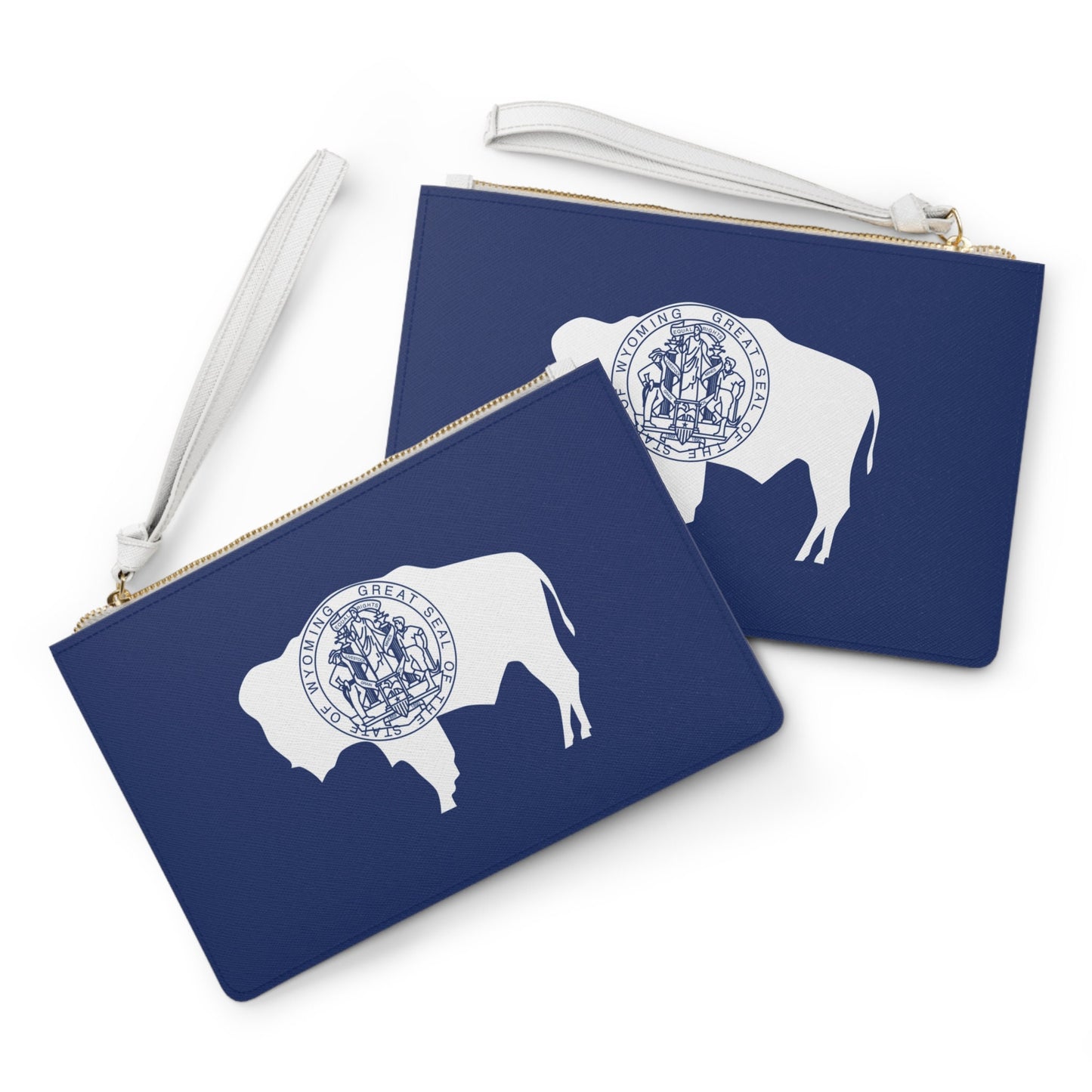 Wyoming Flag Clutch Bag