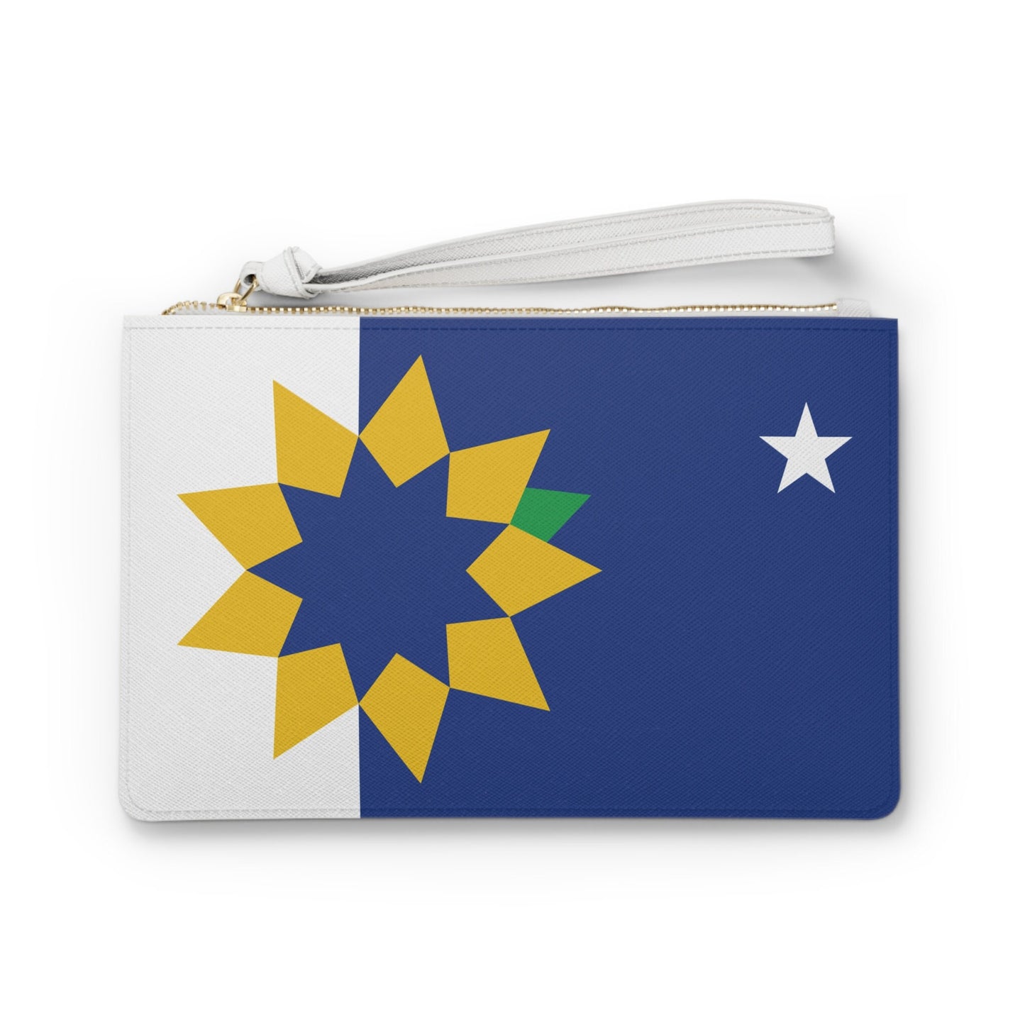 Topeka Kansas Flag Clutch Bag