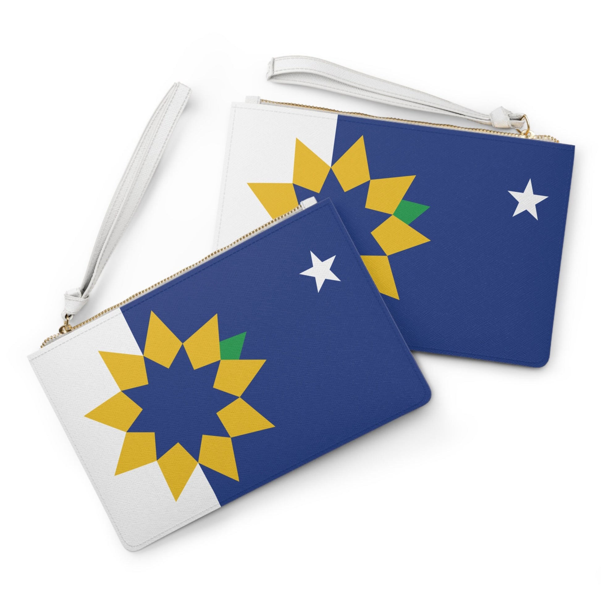 Topeka Kansas Flag Clutch Bag