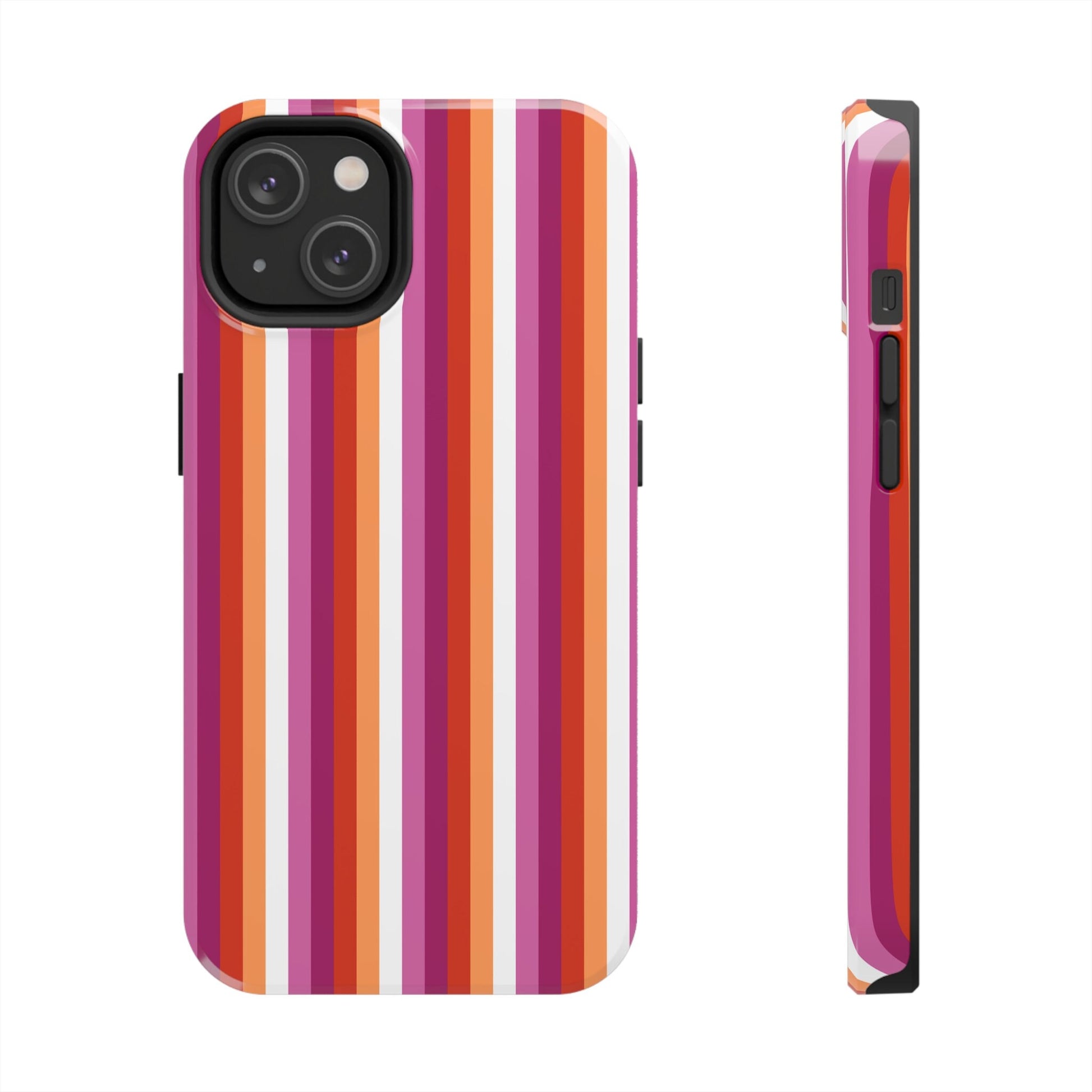 Lesbian Pride Flag Tough Phone Cases