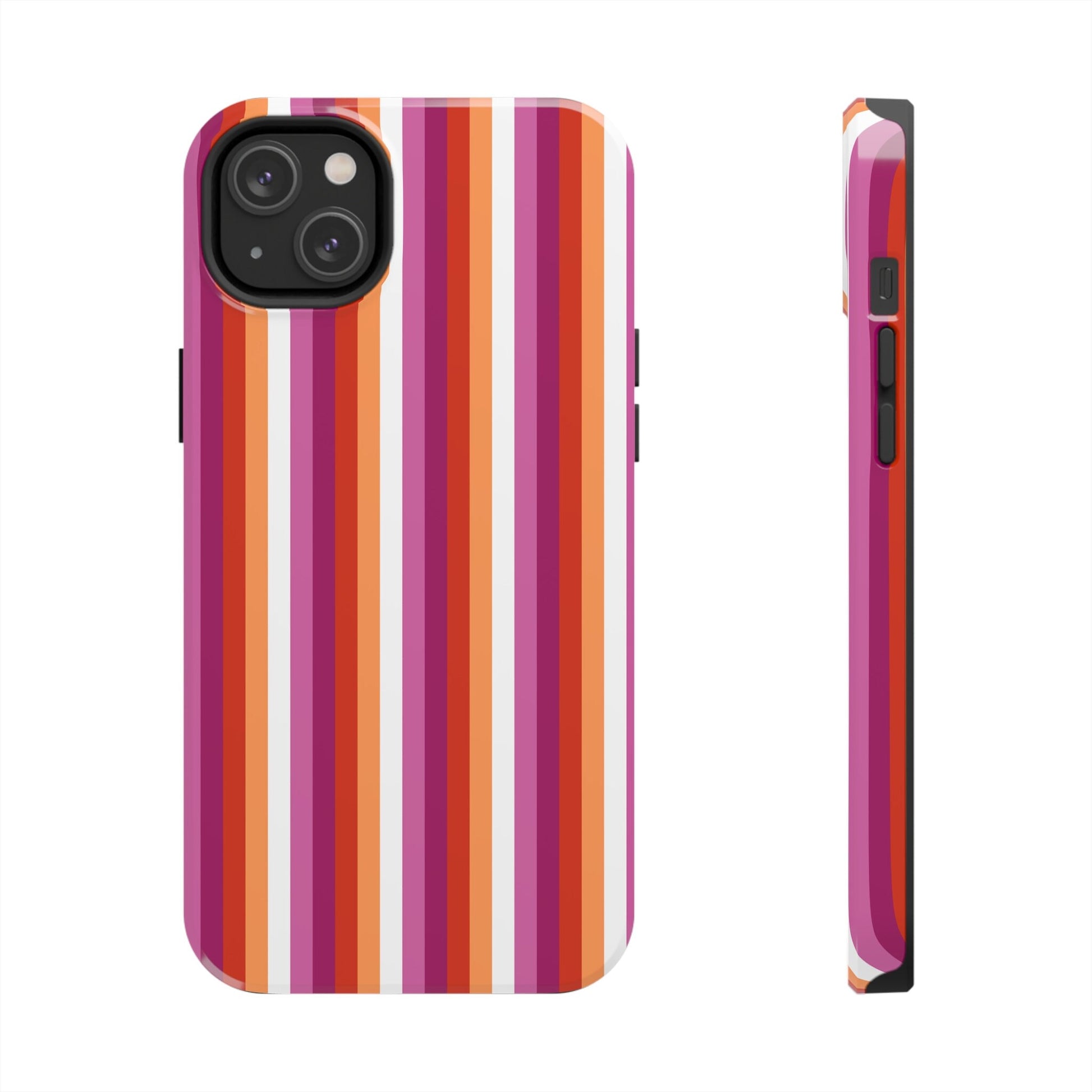 Lesbian Pride Flag Tough Phone Cases