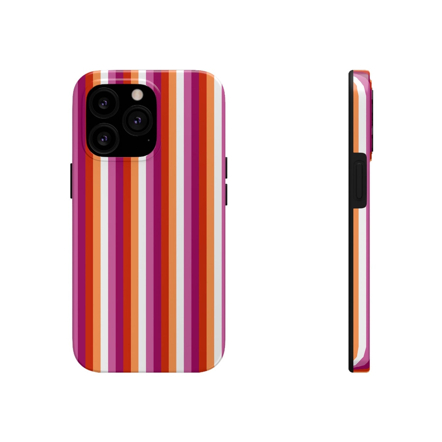 Lesbian Pride Flag Tough Phone Cases