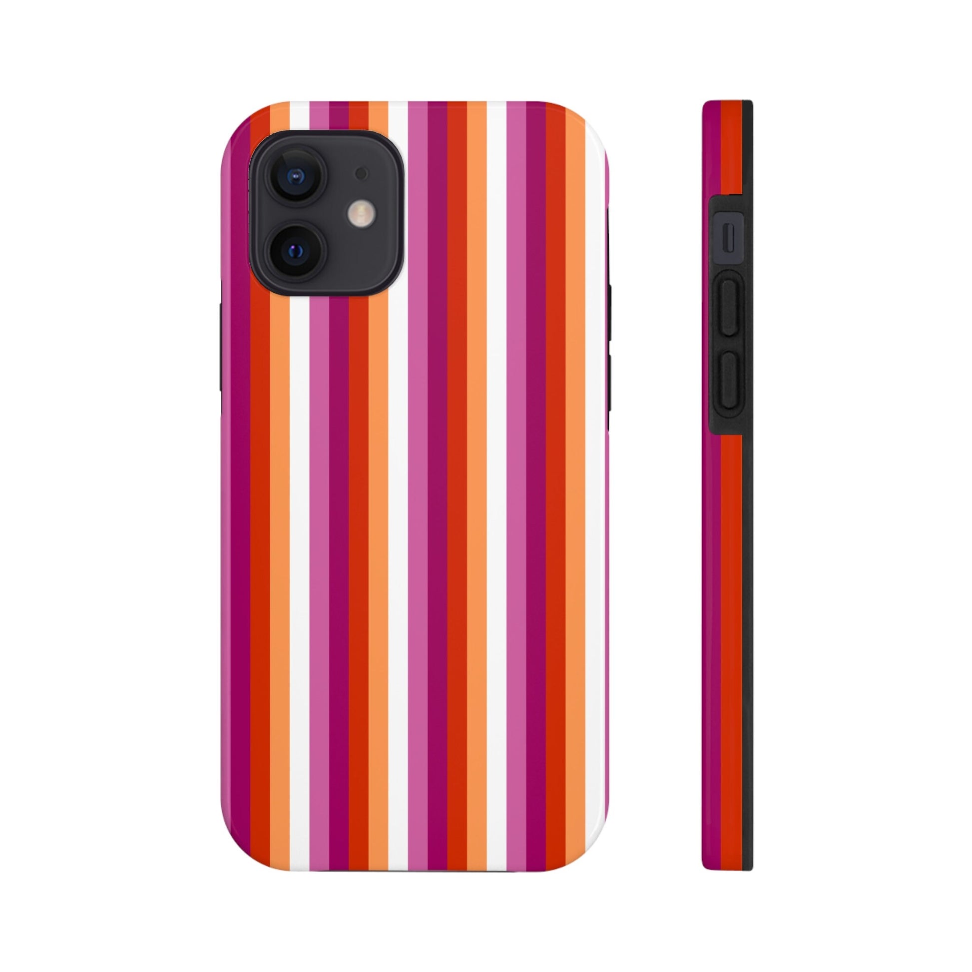 Lesbian Pride Flag Tough Phone Cases