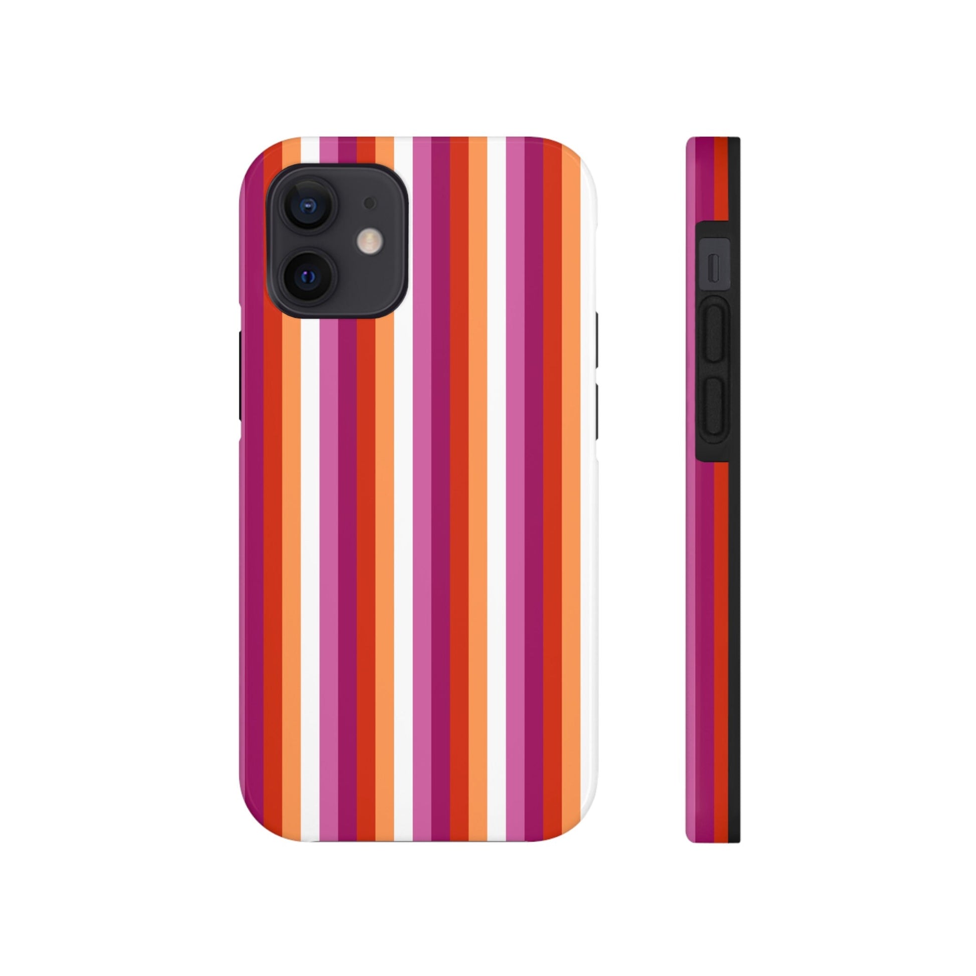 Lesbian Pride Flag Tough Phone Cases