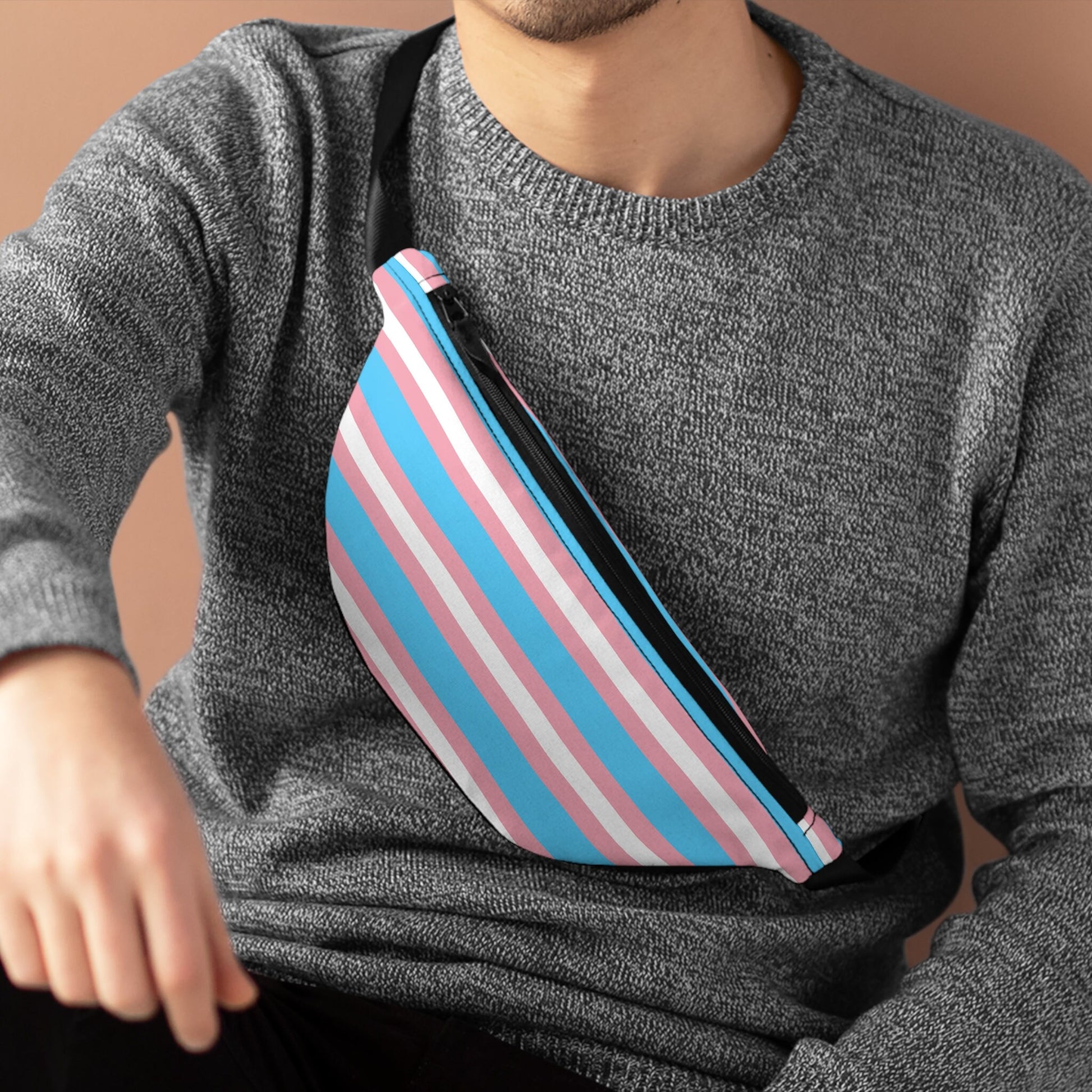 Transgender Pride Flag Fanny Pack