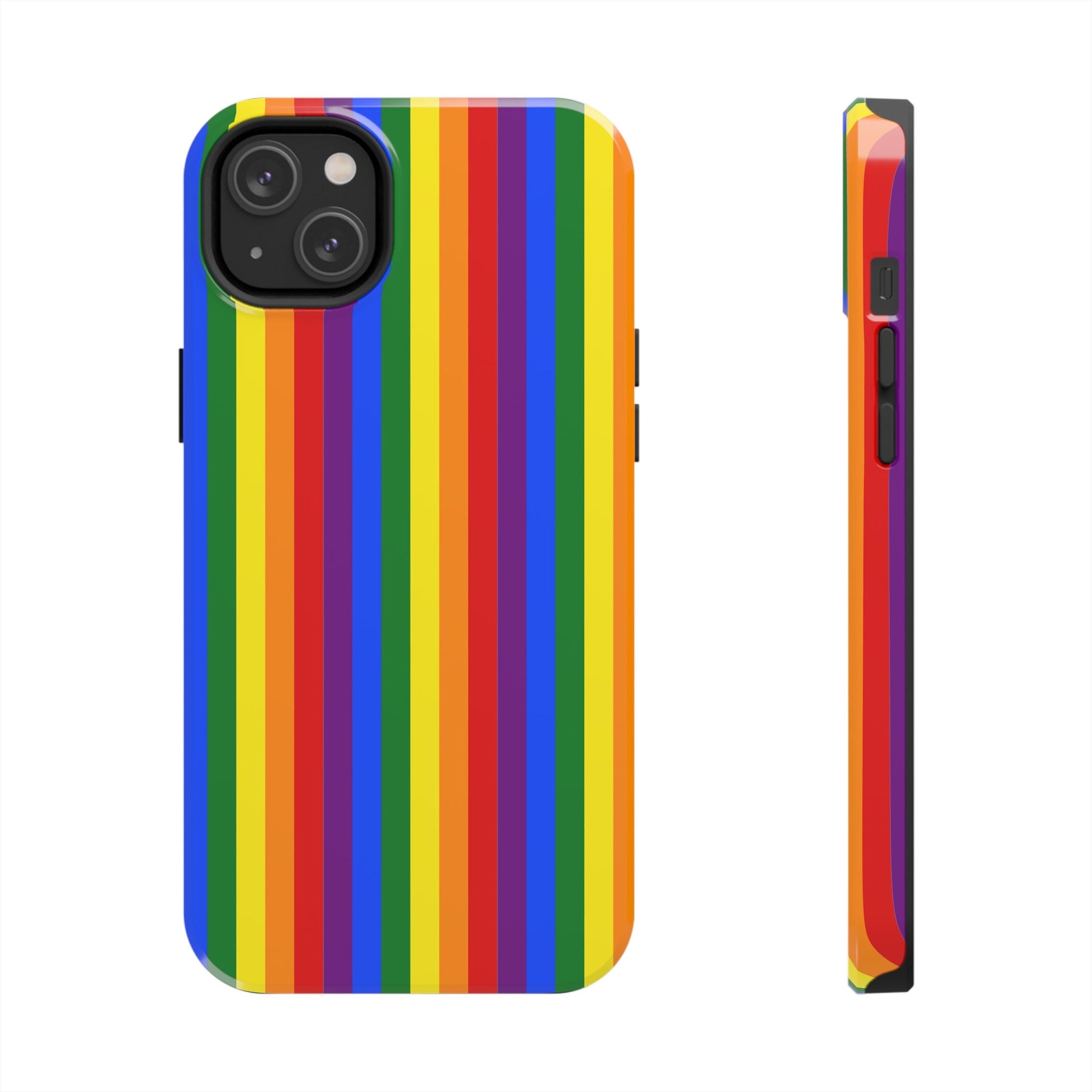 Rainbow Flag LGBT Gay Pride Flag Tough Phone Cases