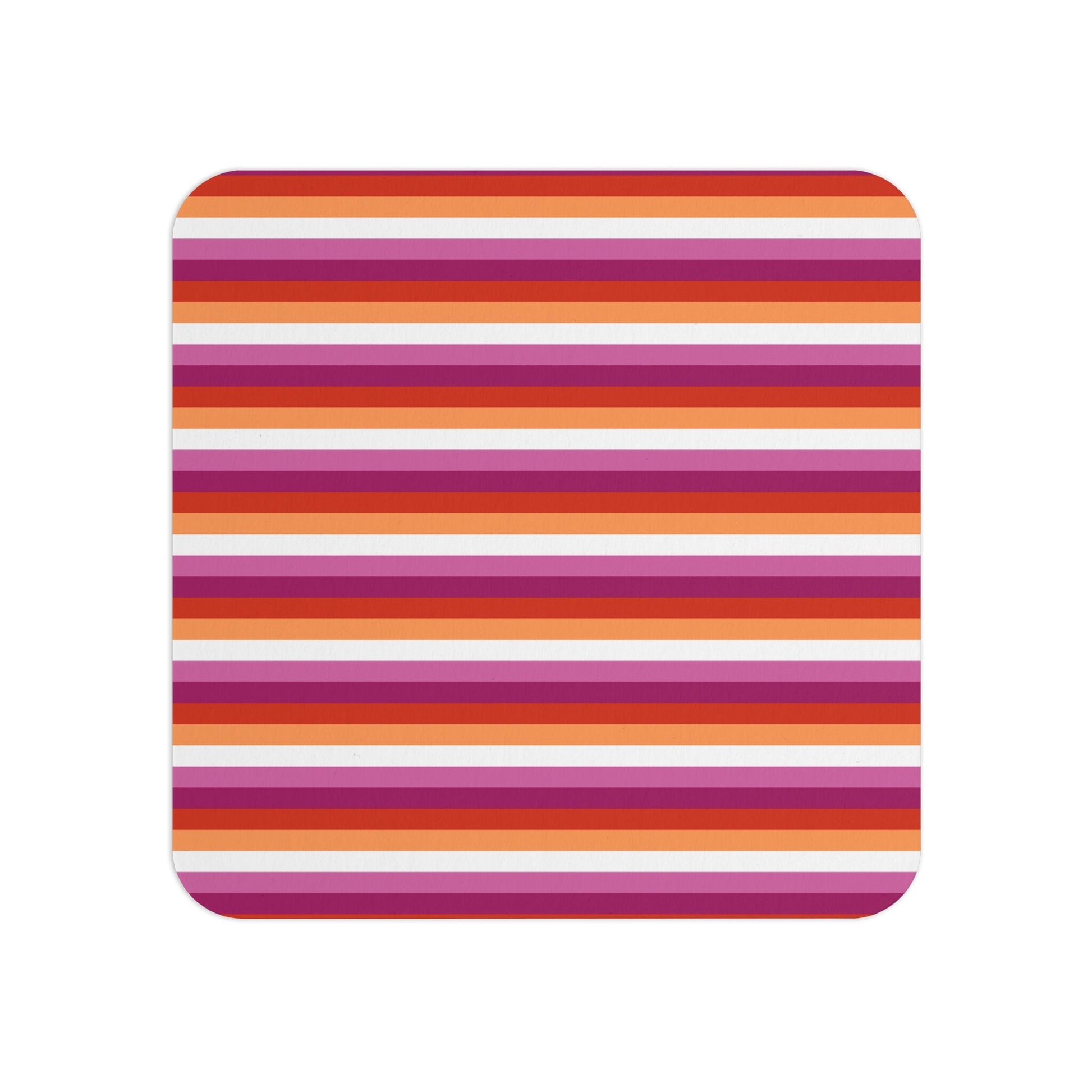 Lesbian Pride Flag Coasters (50, 100 pcs)