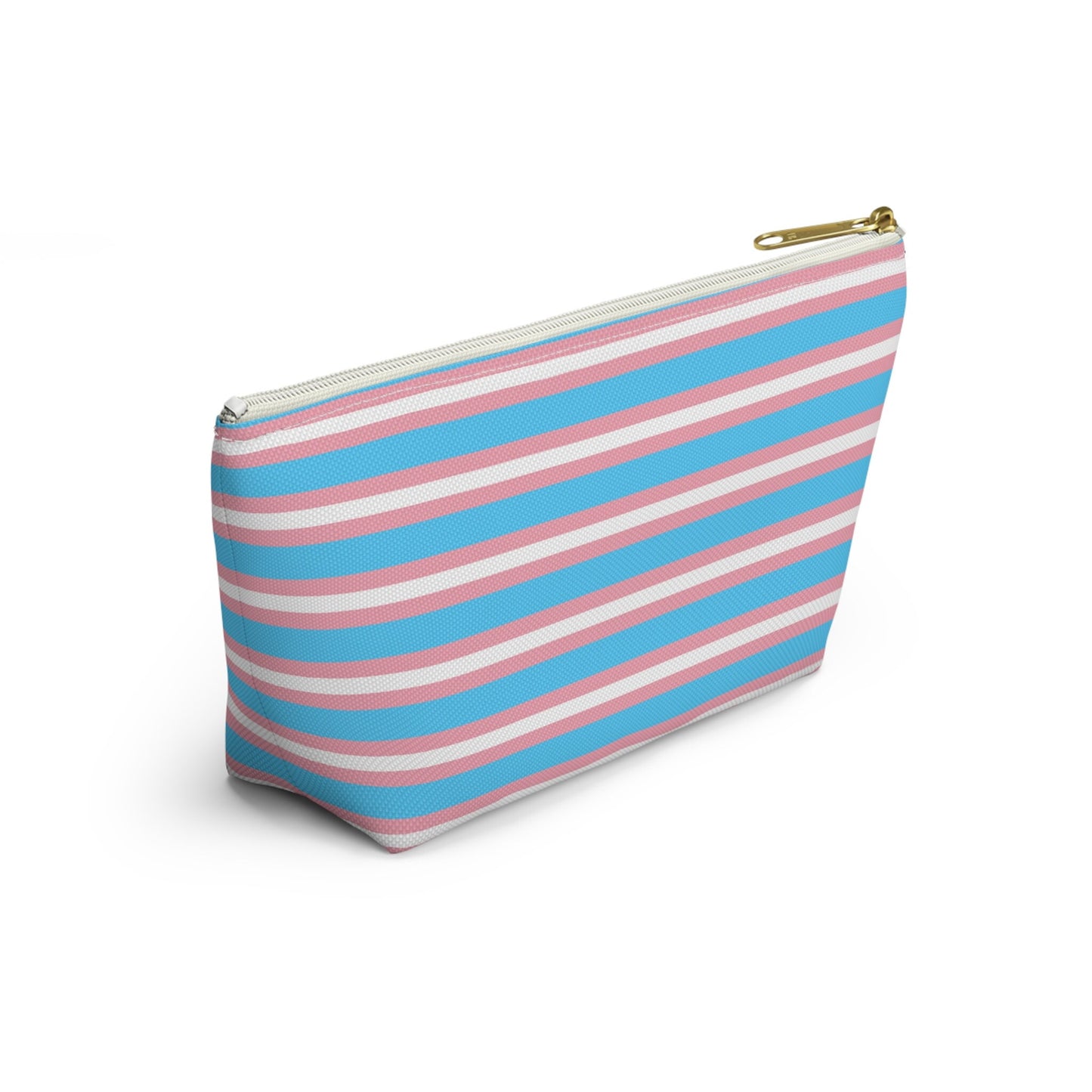 Transgender Pride Flag Accessory Pouch w T-bottom