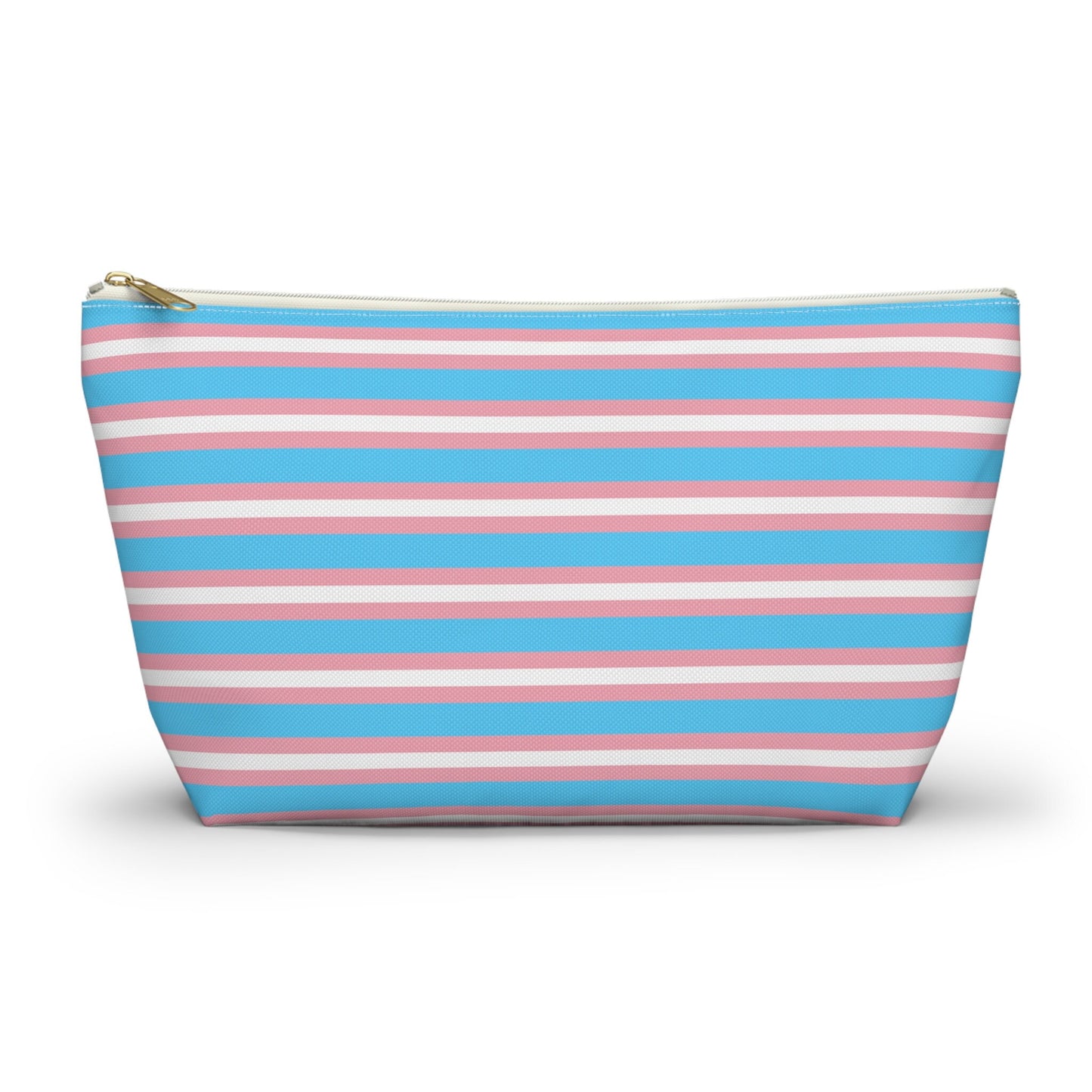 Transgender Pride Flag Accessory Pouch w T-bottom