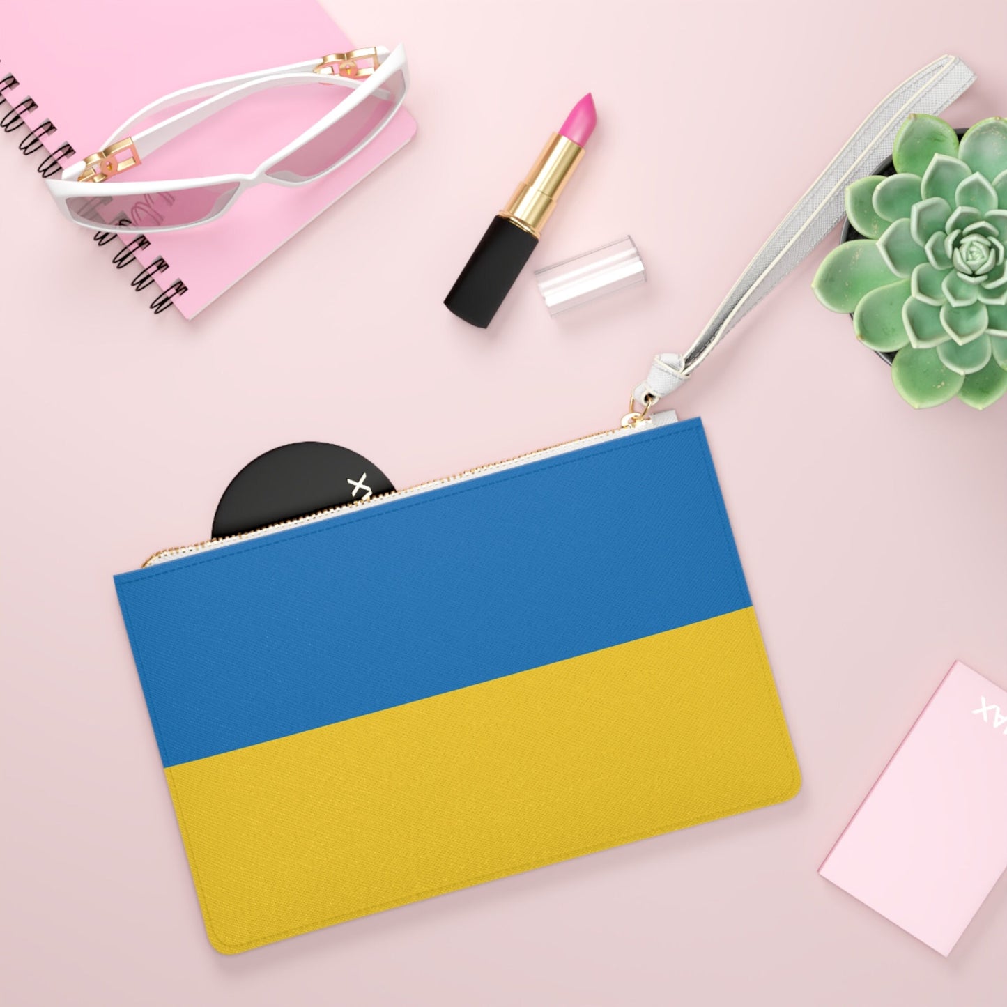 Ukraine Flag Clutch Bag