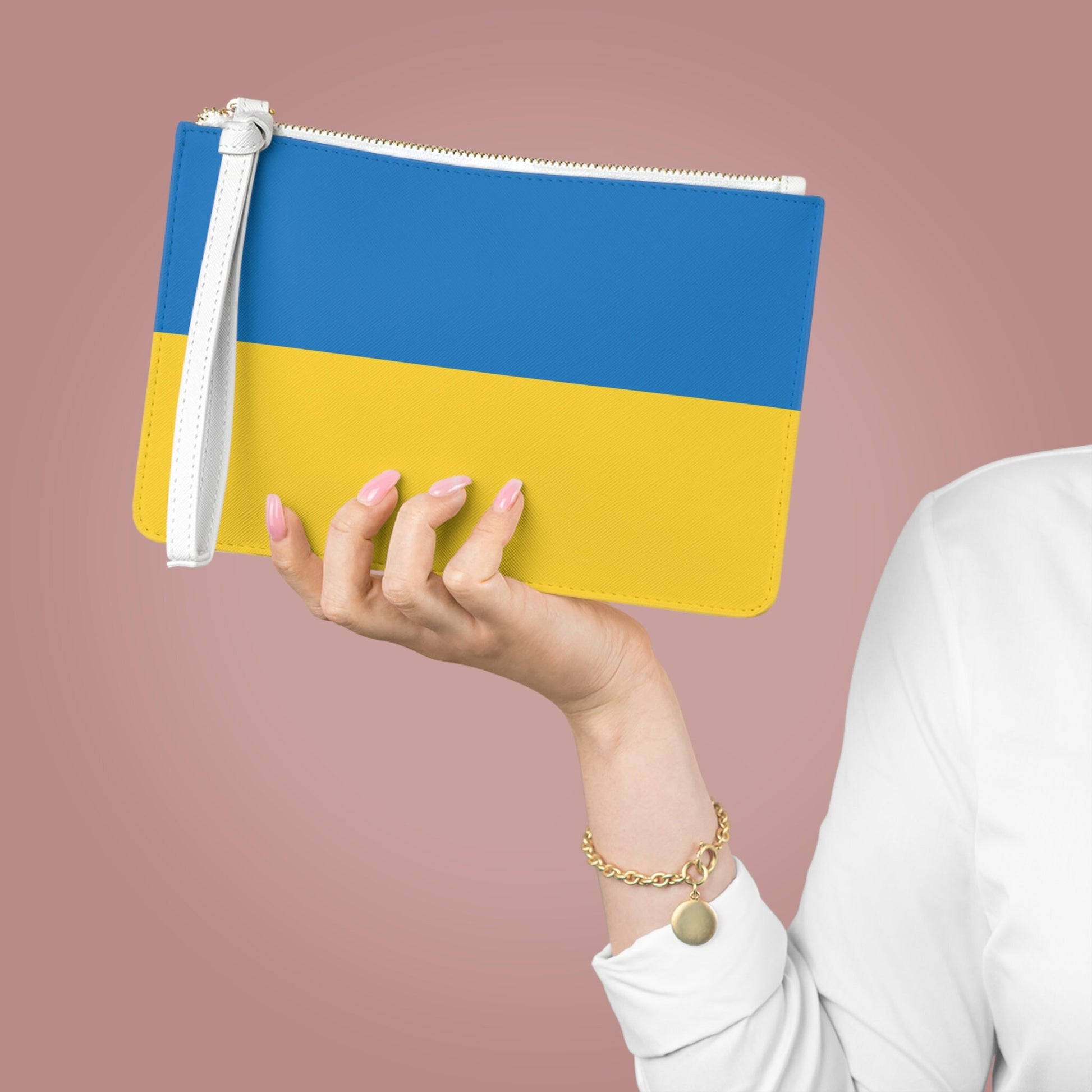 Ukraine Flag Clutch Bag