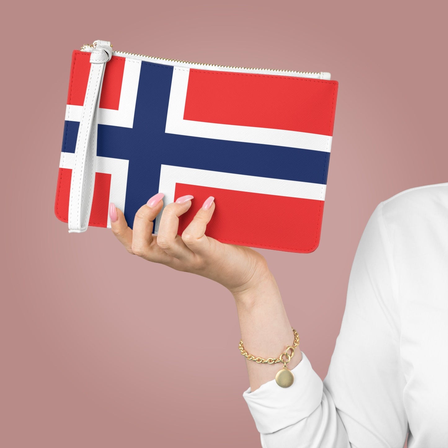 Norway Flag Clutch Bag