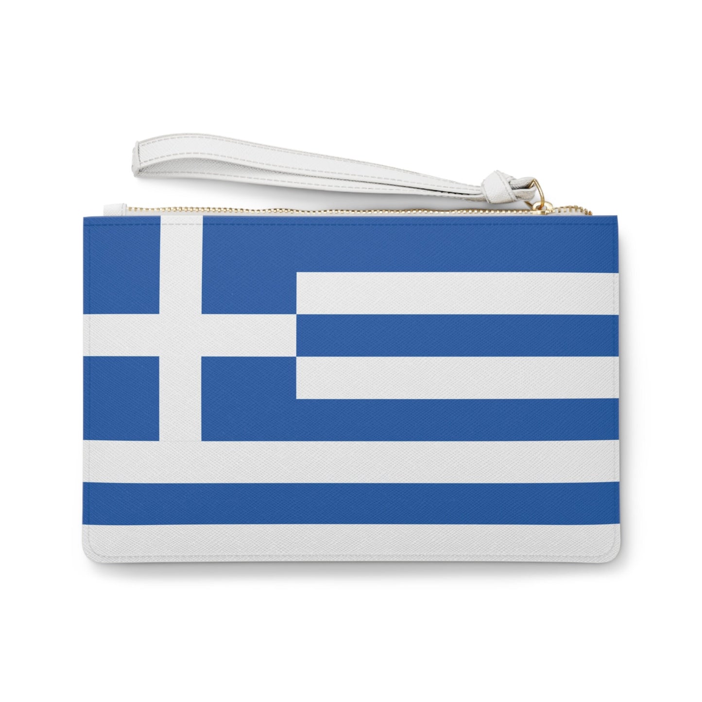 Greece Flag Clutch Bag