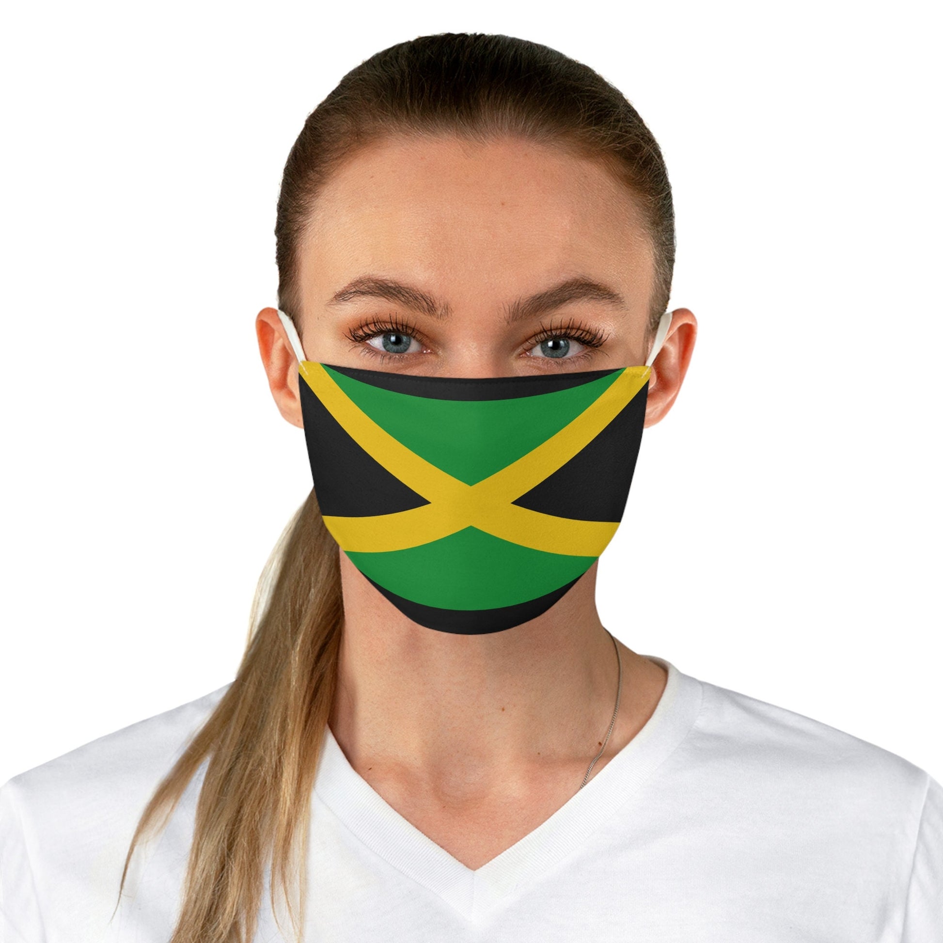 Jamaica Flag Fabric Face Mask