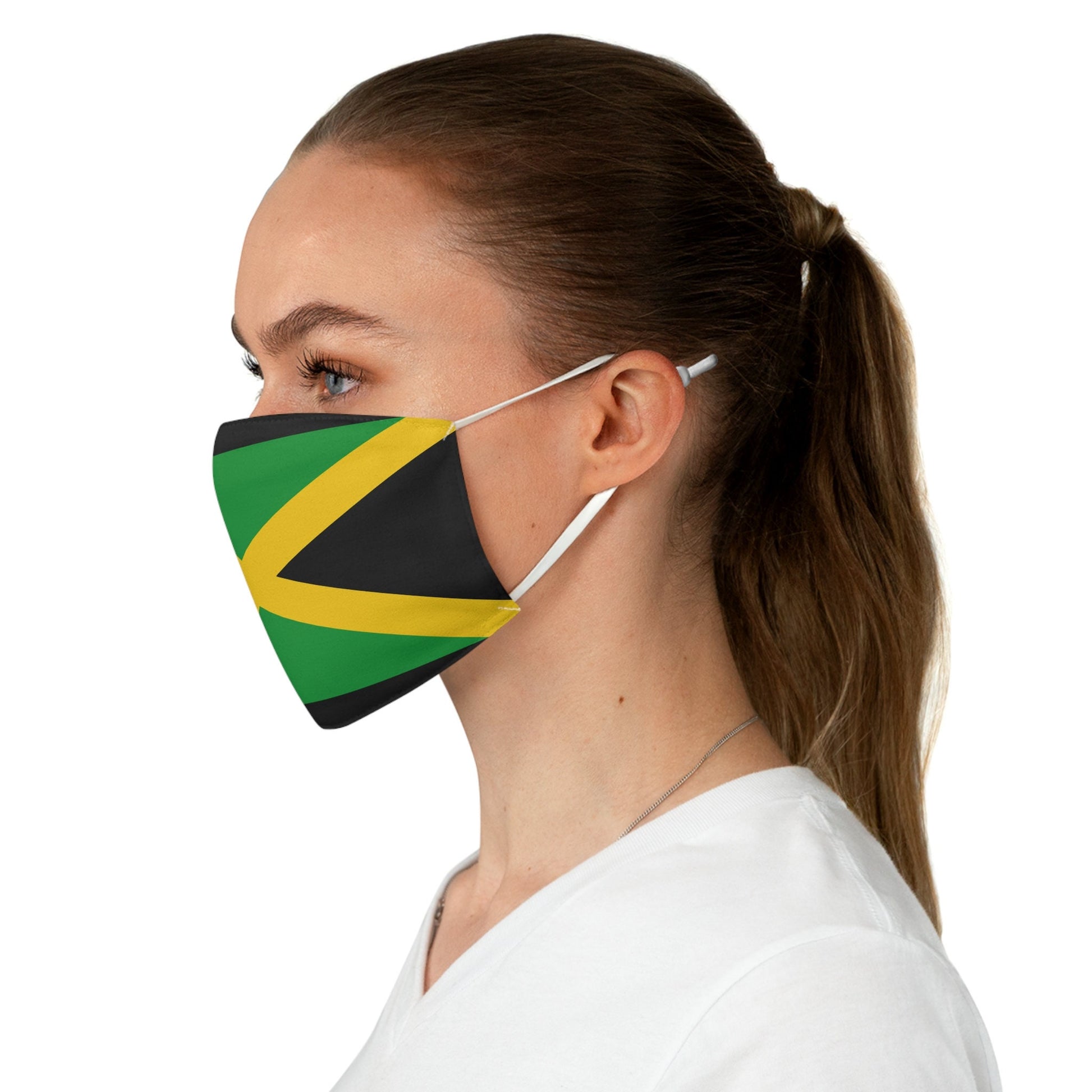 Jamaica Flag Fabric Face Mask