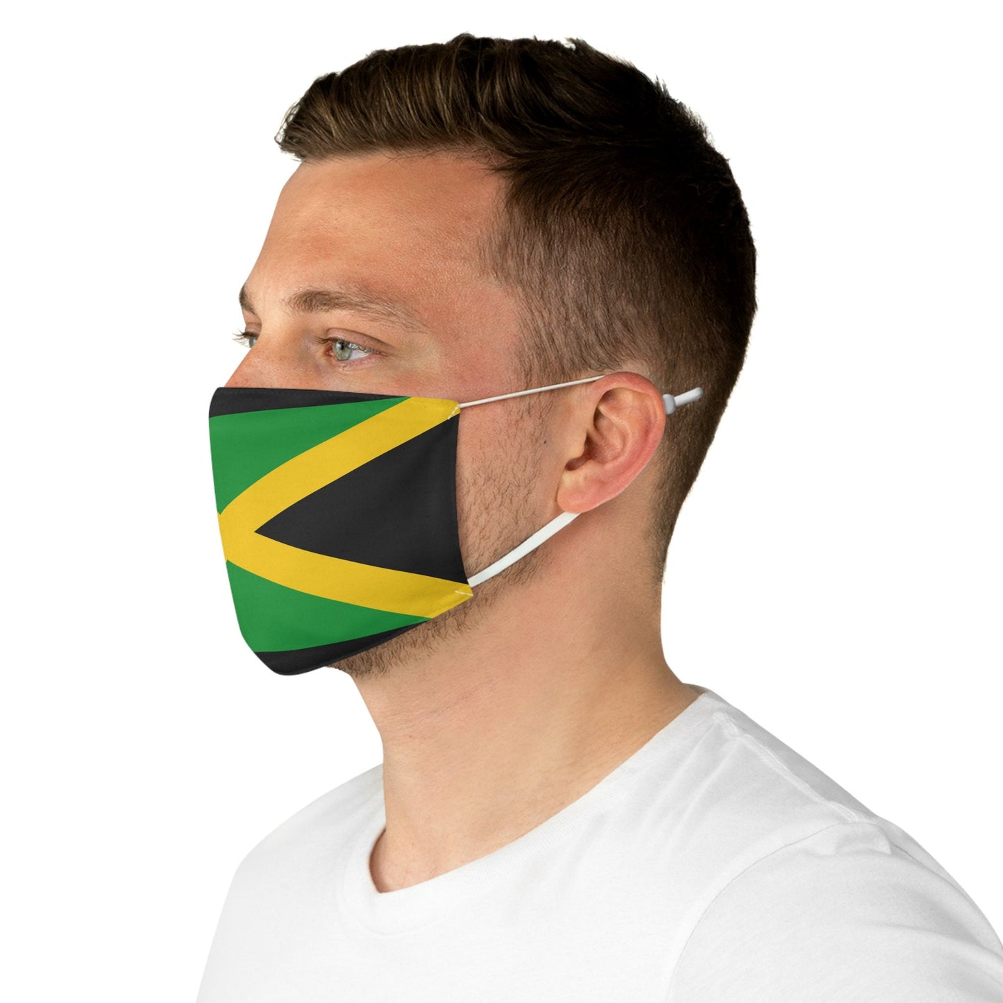 Jamaica Flag Fabric Face Mask