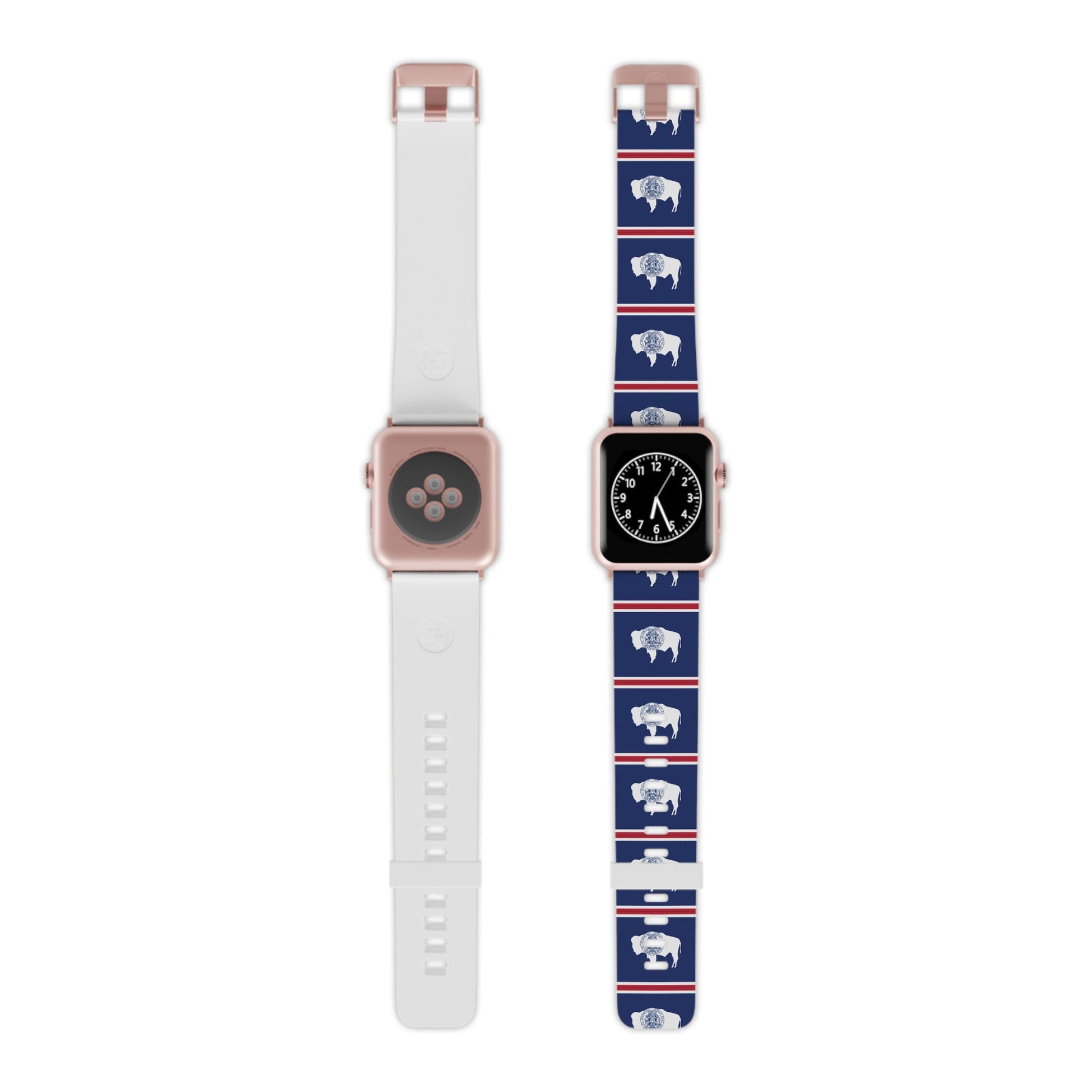 Wyoming Buffalo Flag Watch Band for Apple Watch