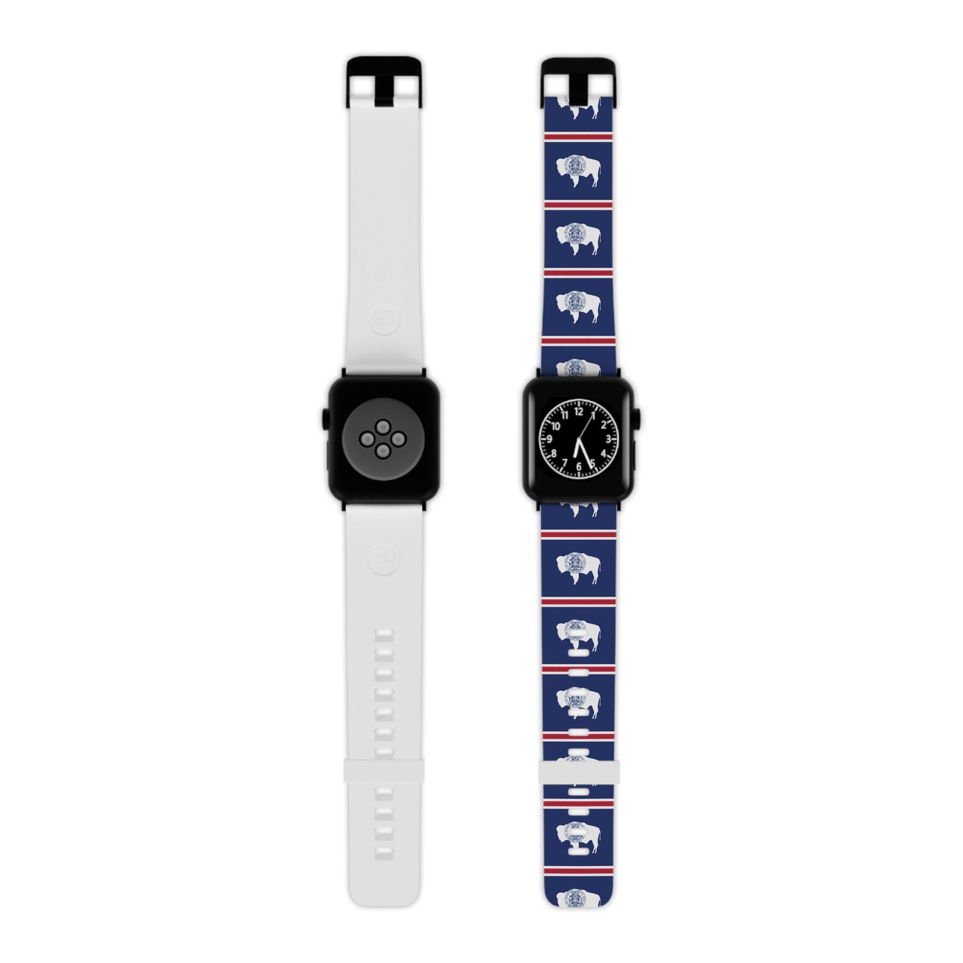 Wyoming Buffalo Flag Watch Band for Apple Watch