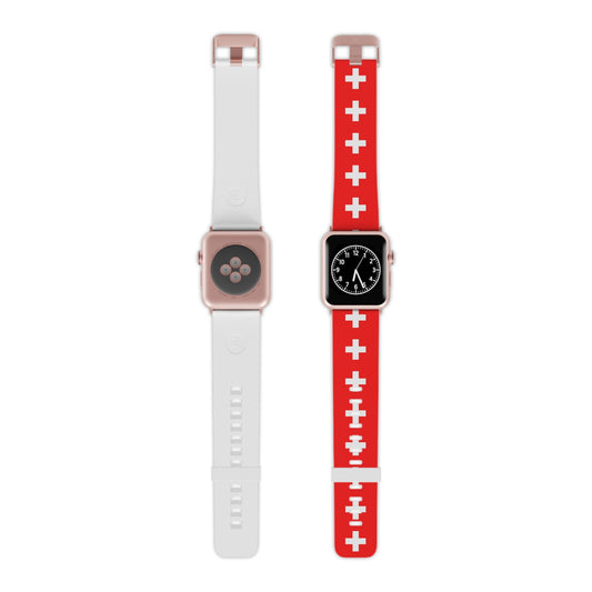 Switzerland Flag Watch Band for Apple Watch