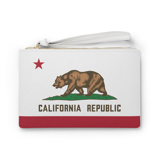 California Flag Clutch Bag