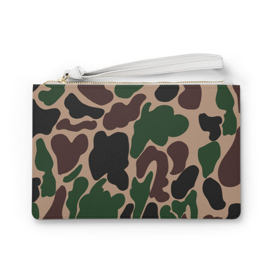 Old School Camo Clutch Bag