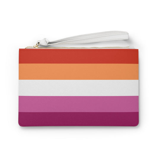 Lesbian Flag Clutch Bag