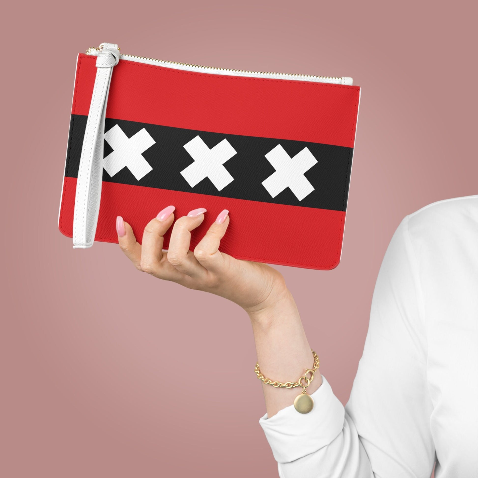 Amsterdam Flag Clutch Bag