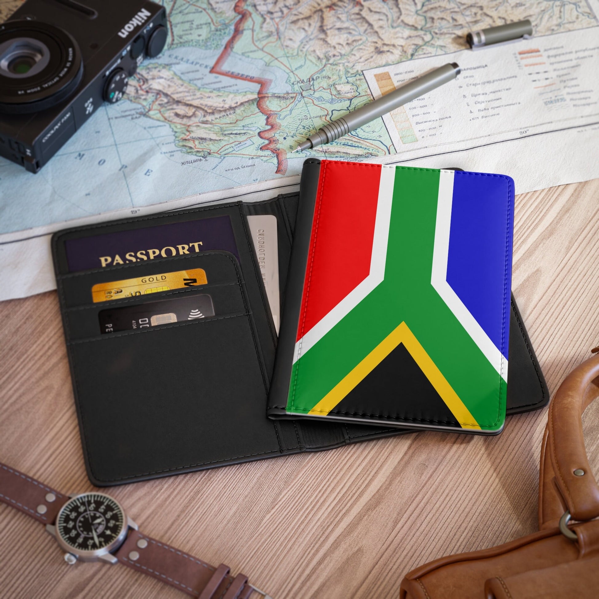 South Africa Flag Passport Cover