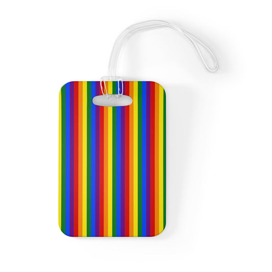 Rainbow Gay Pride Flag Luggage Bag Tag