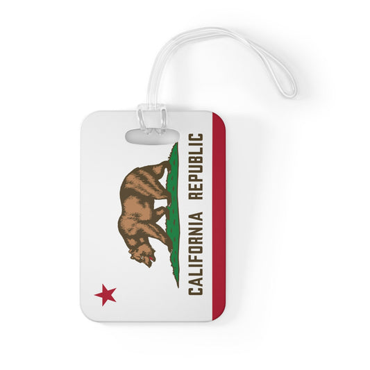 California Flag Luggage Bag Tag