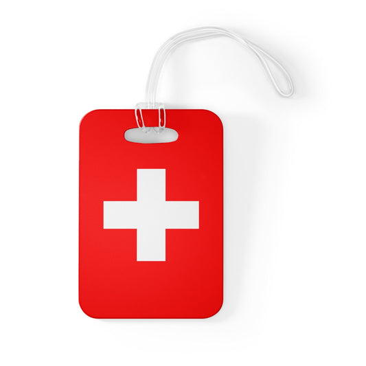 Switzerland Flag Luggage Bag Tag