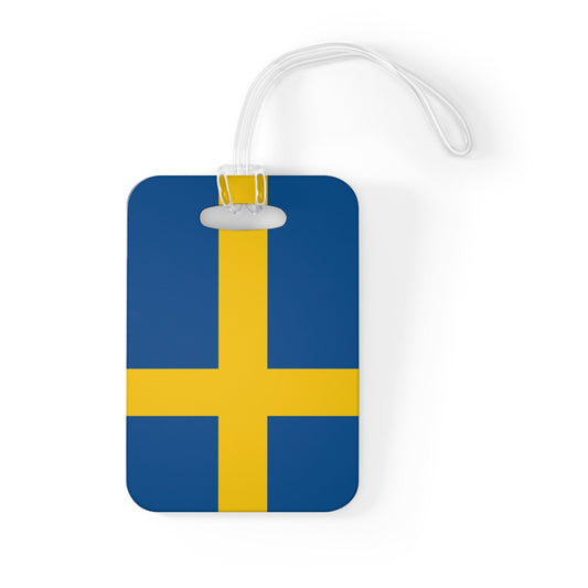 Sweden Flag Luggage Bag Tag