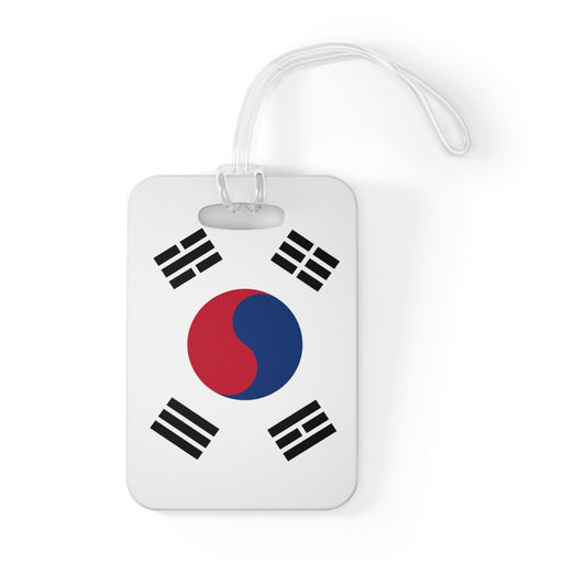 South Korea Flag Luggage Bag Tag