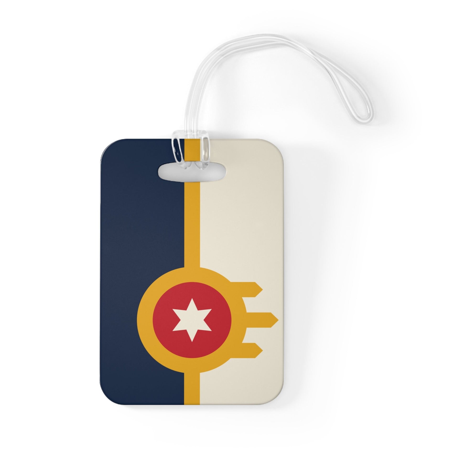 Tulsa Oklahoma City Flag Luggage Bag Tag