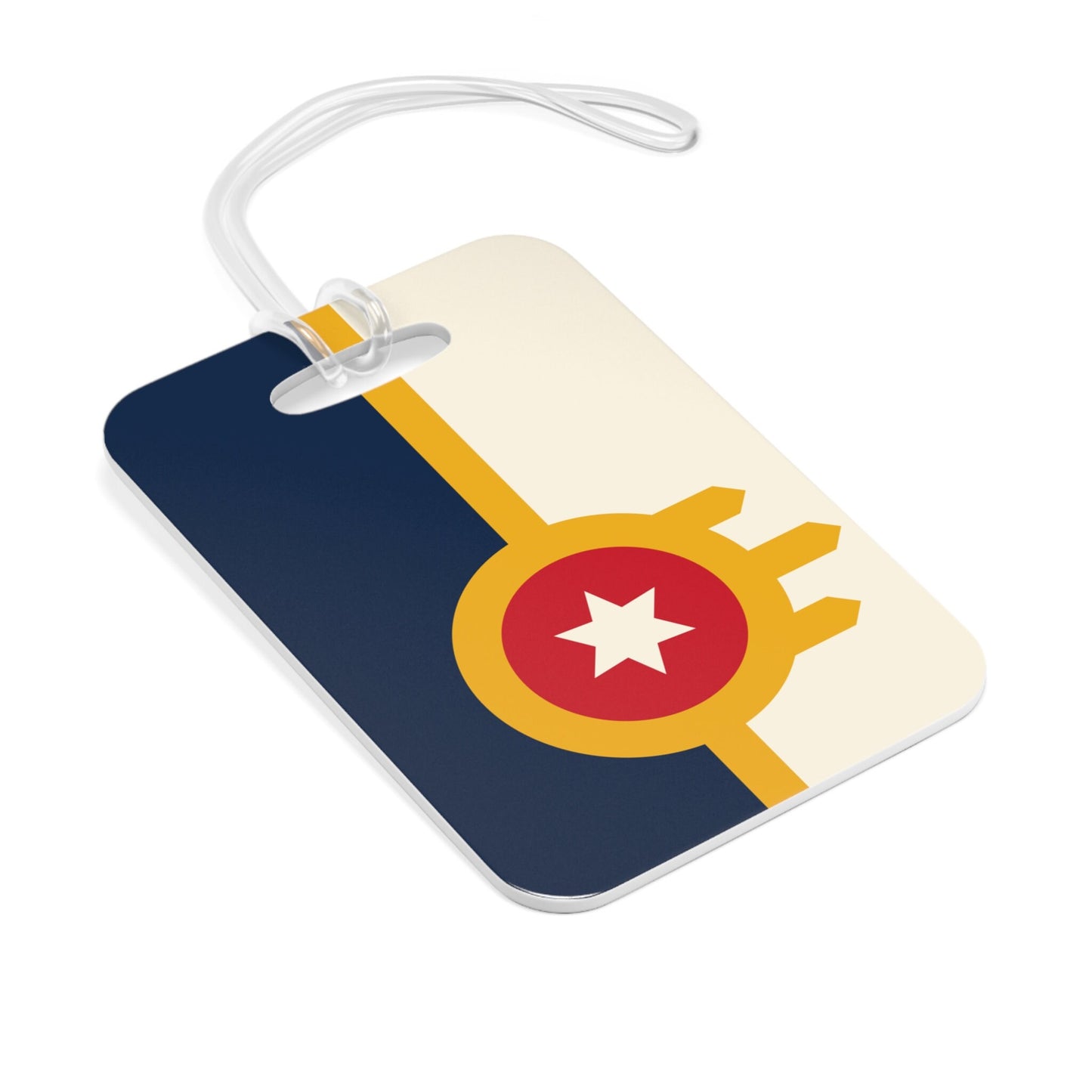 Tulsa Oklahoma City Flag Luggage Bag Tag