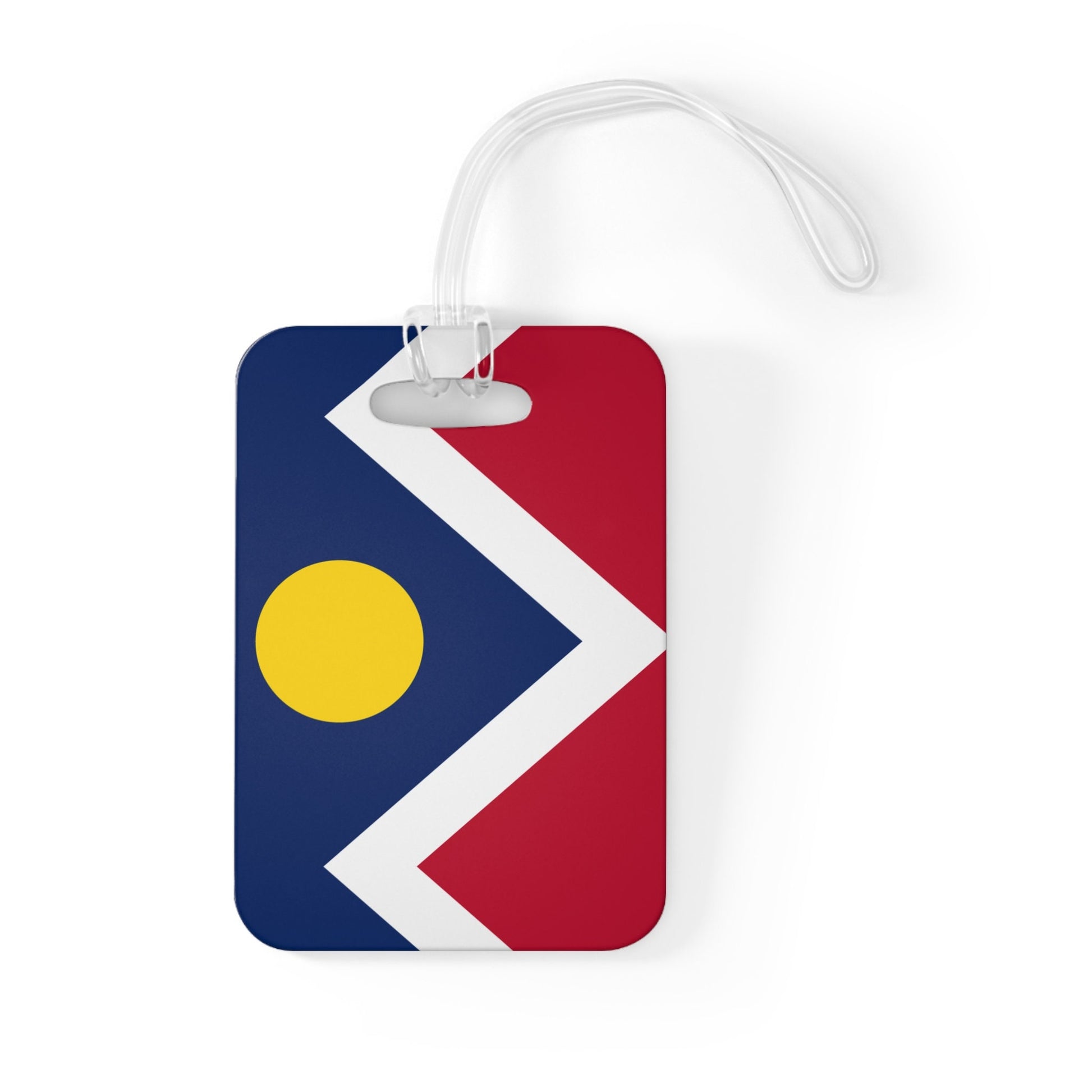 Denver Colorado City Flag Luggage Bag Tag