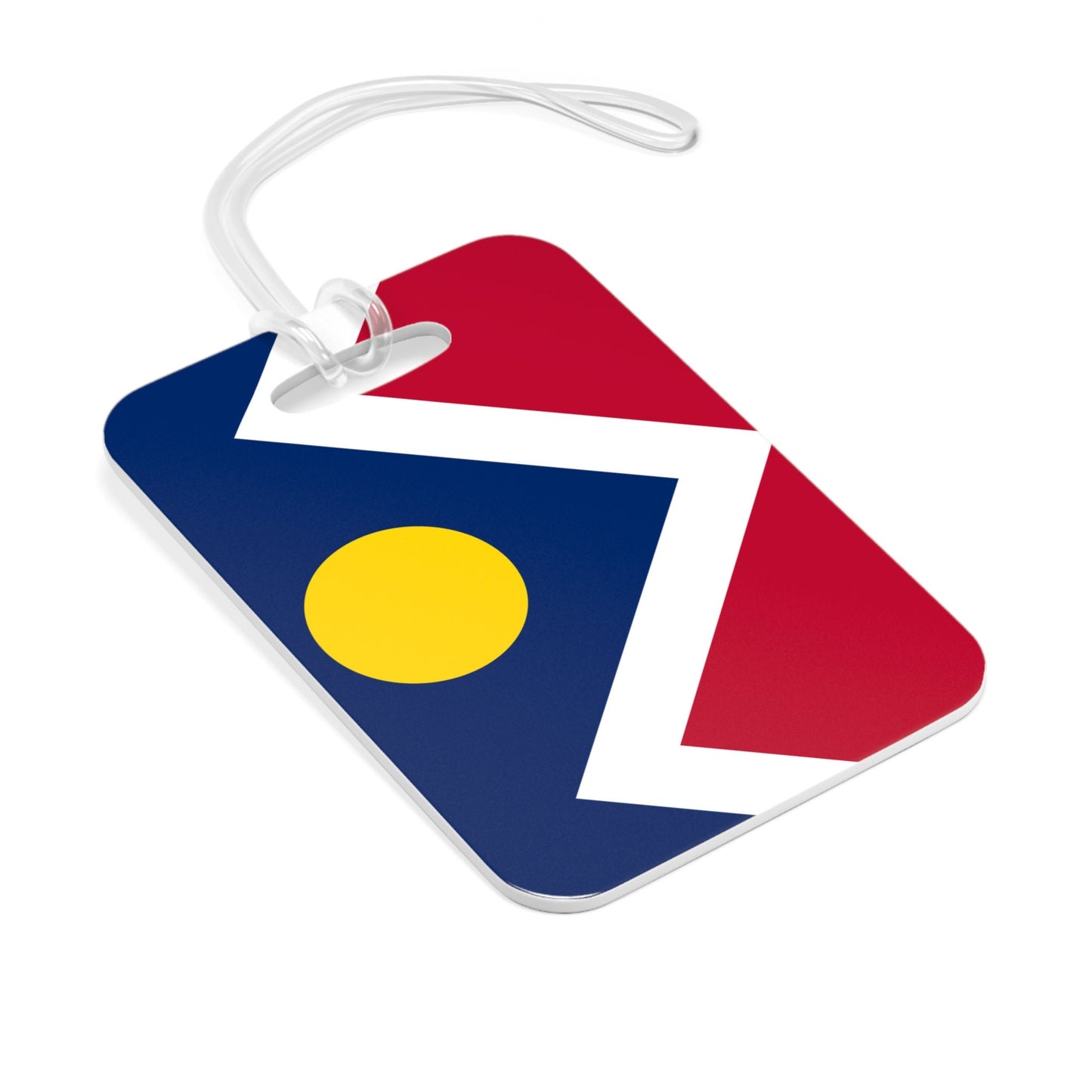 Denver Colorado City Flag Luggage Bag Tag