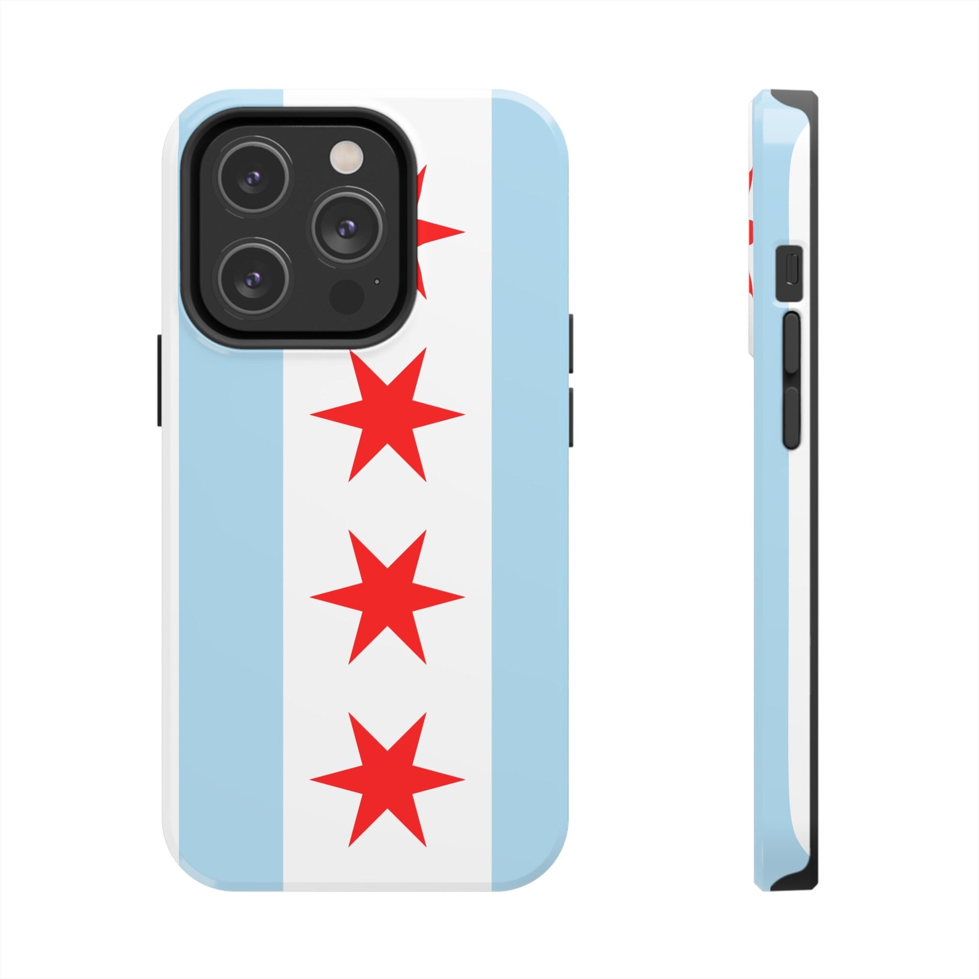 Chicago Illinois City Flag Tough Phone Cases