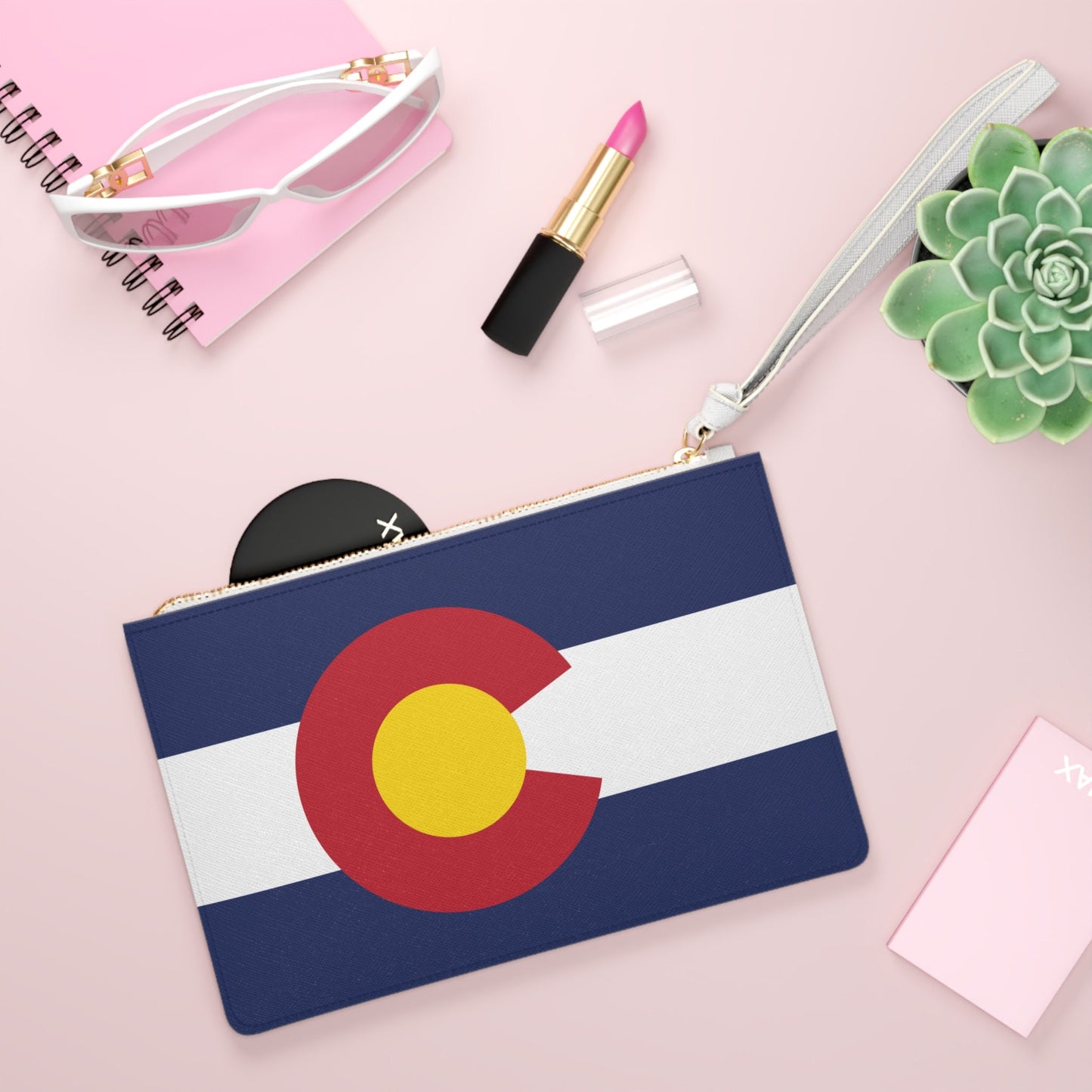 Colorado Flag Clutch Bag