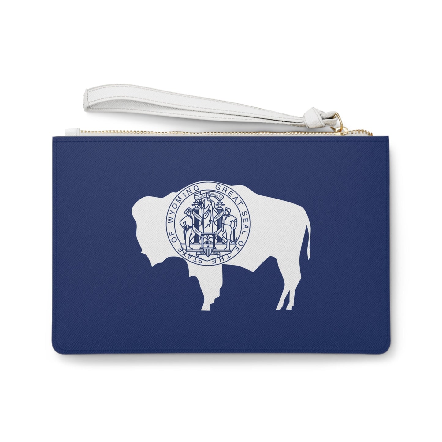 Wyoming Flag Clutch Bag