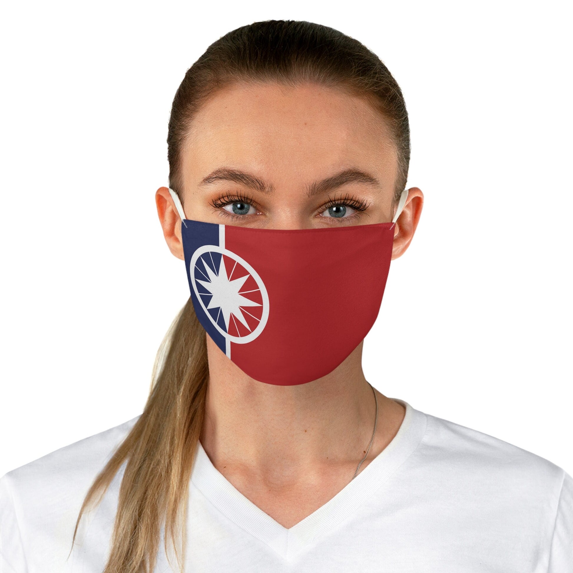 Norman Oklahoma Flag Fabric Face Mask