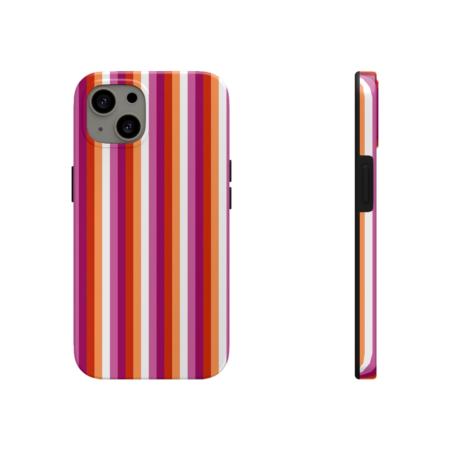 Lesbian Pride Flag Tough Phone Cases