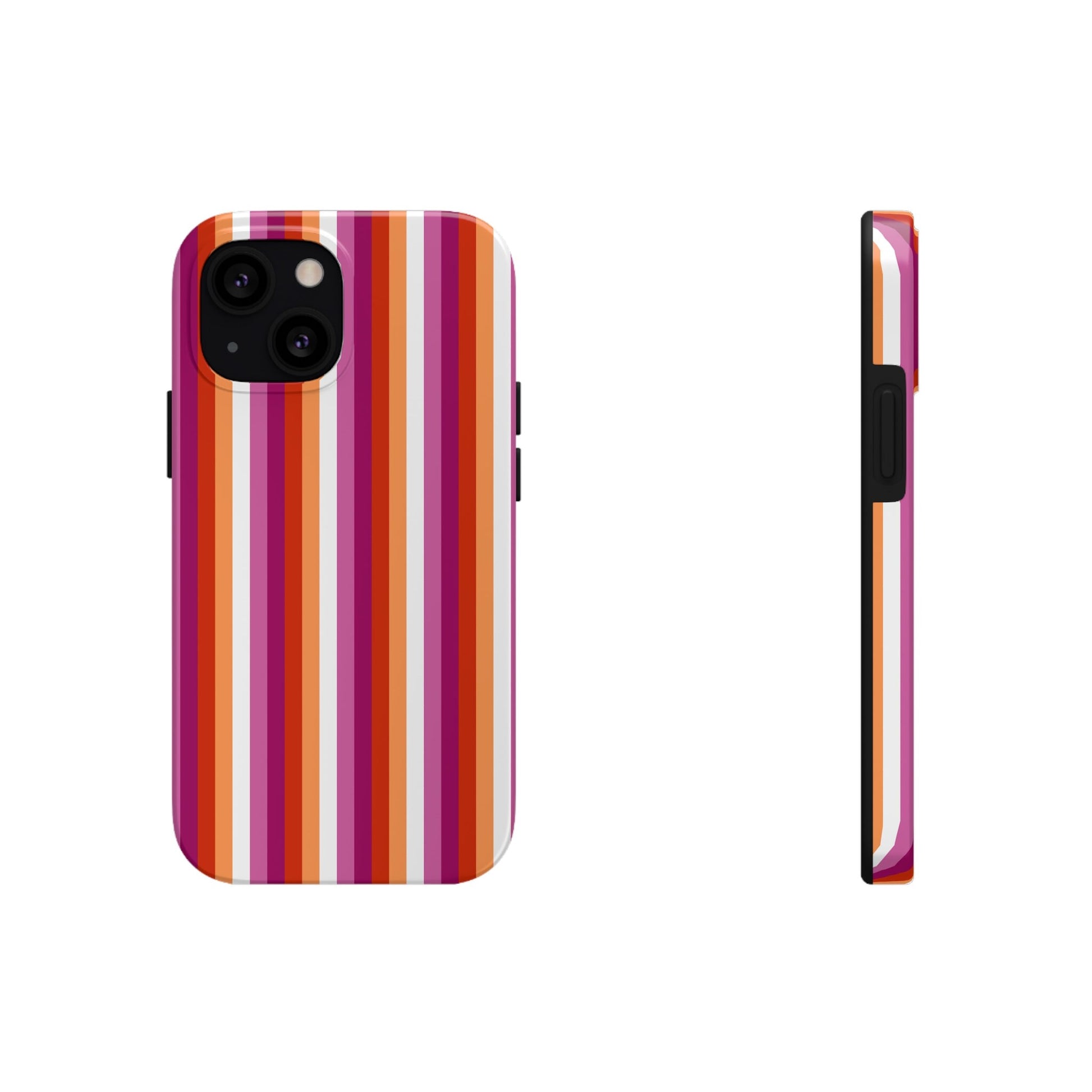 Lesbian Pride Flag Tough Phone Cases