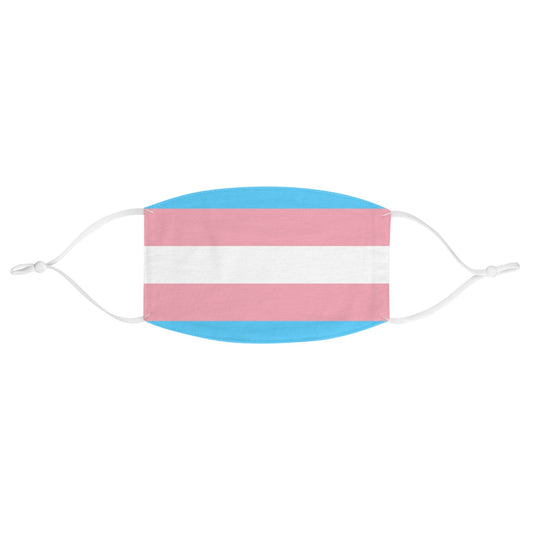 Transgender Pride Flag Fabric Face Mask